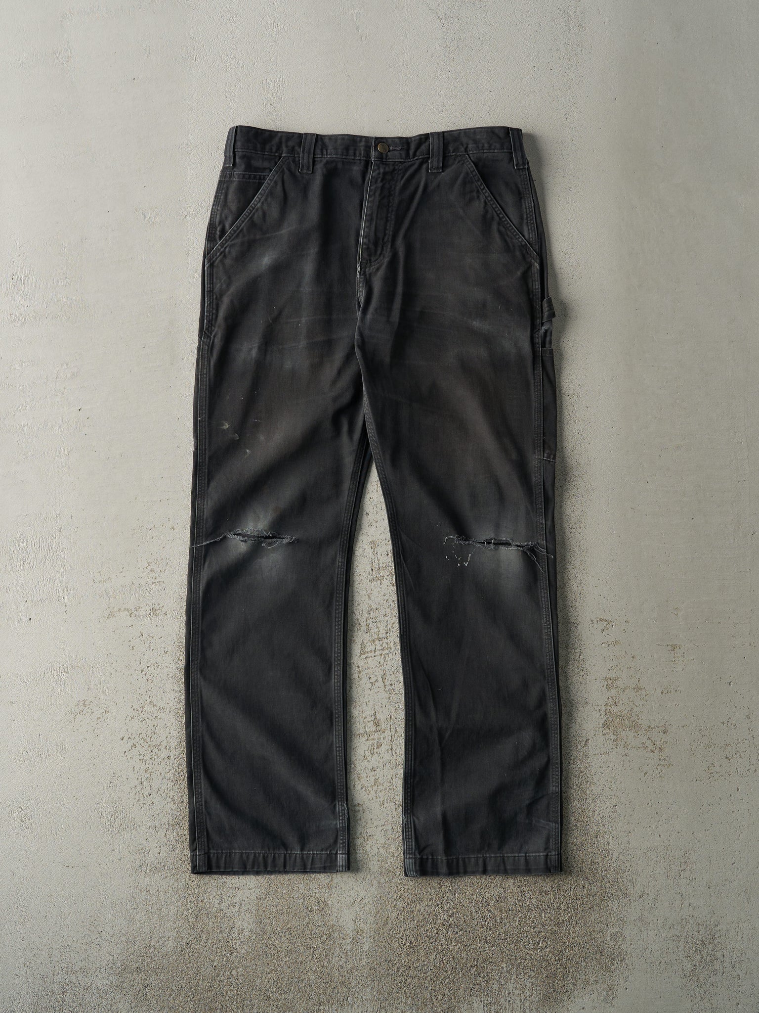 Vintage Y2K Black Carhartt Carpenter Pants (34x31.5)