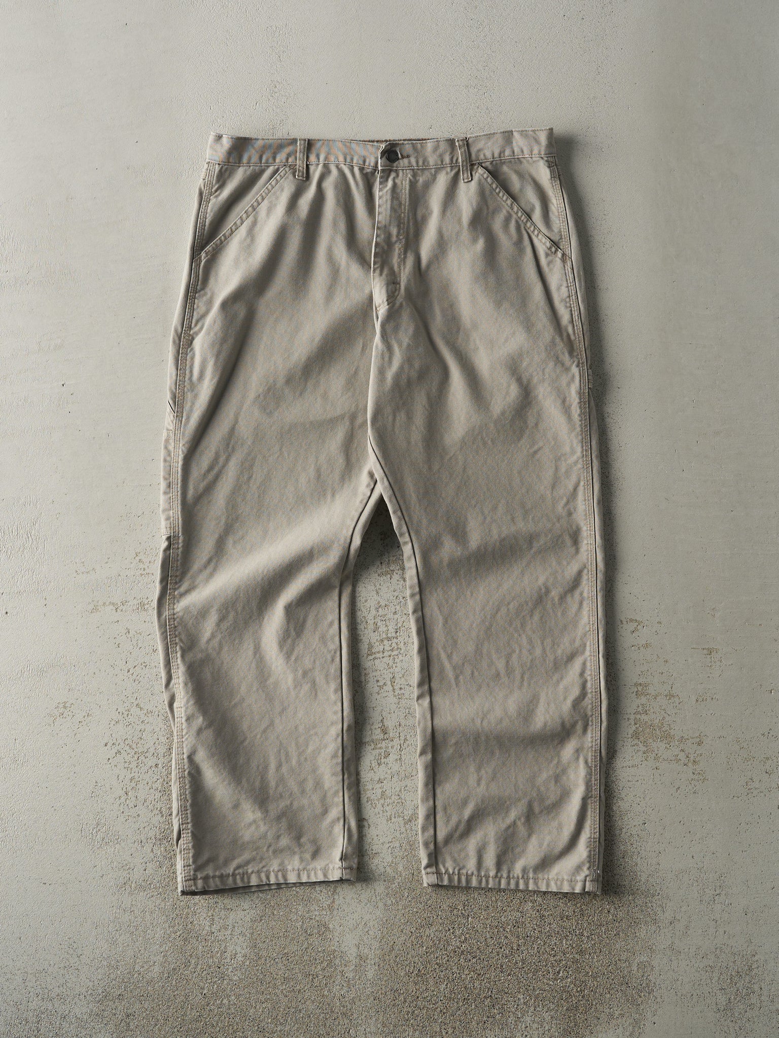 Vintage Y2K Beige Rustler Carpenter Pants (36x29)