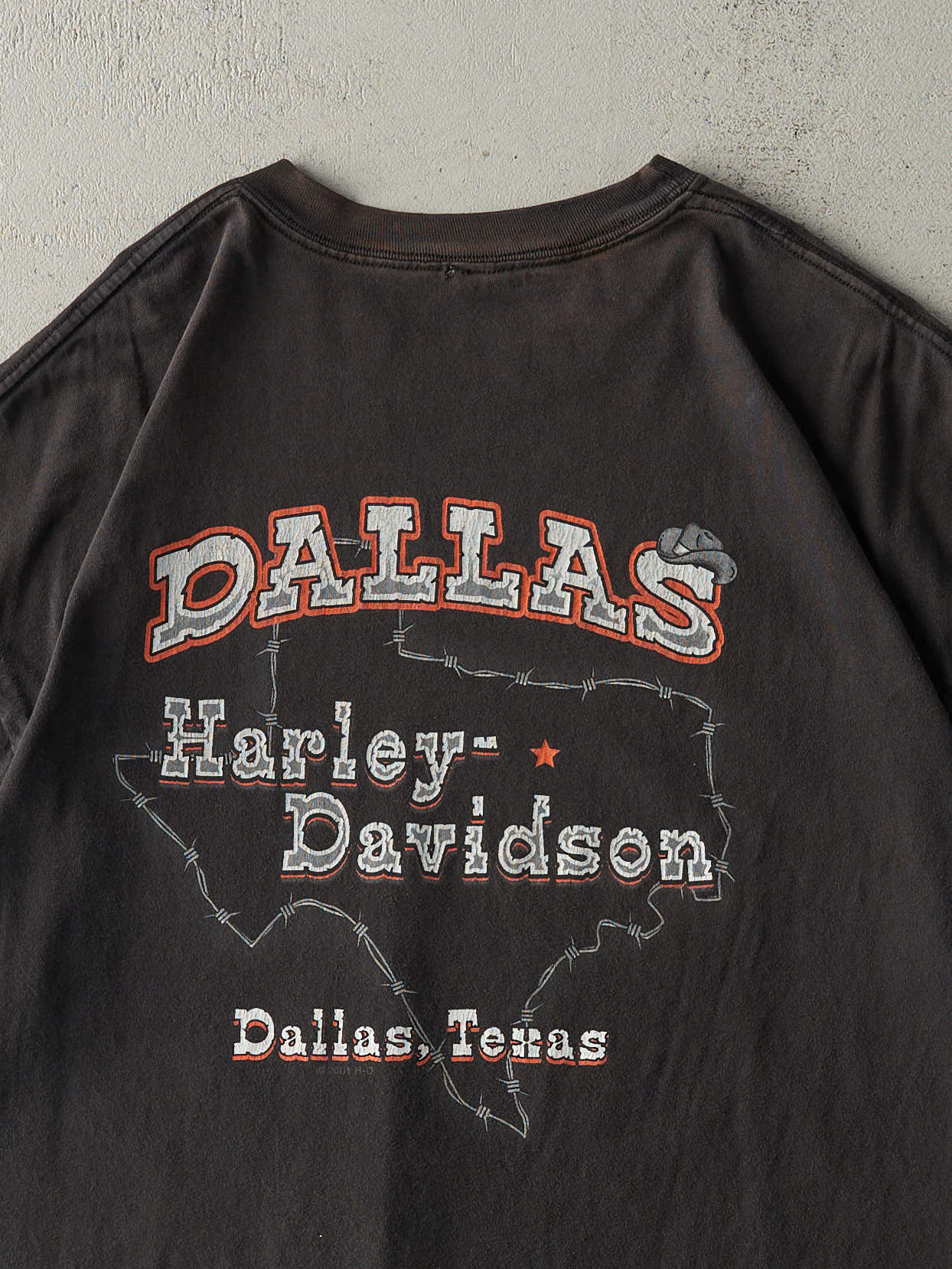 Vintage 07' Black Dallas, Texas Harley Davidson Tee (L/XL)