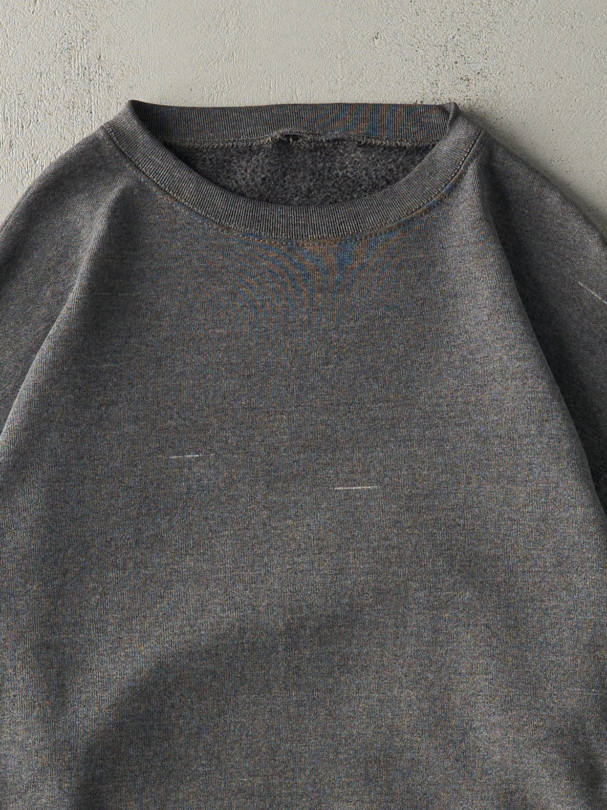 Vintage 90s Charcoal Grey Blank Crewneck (XL)