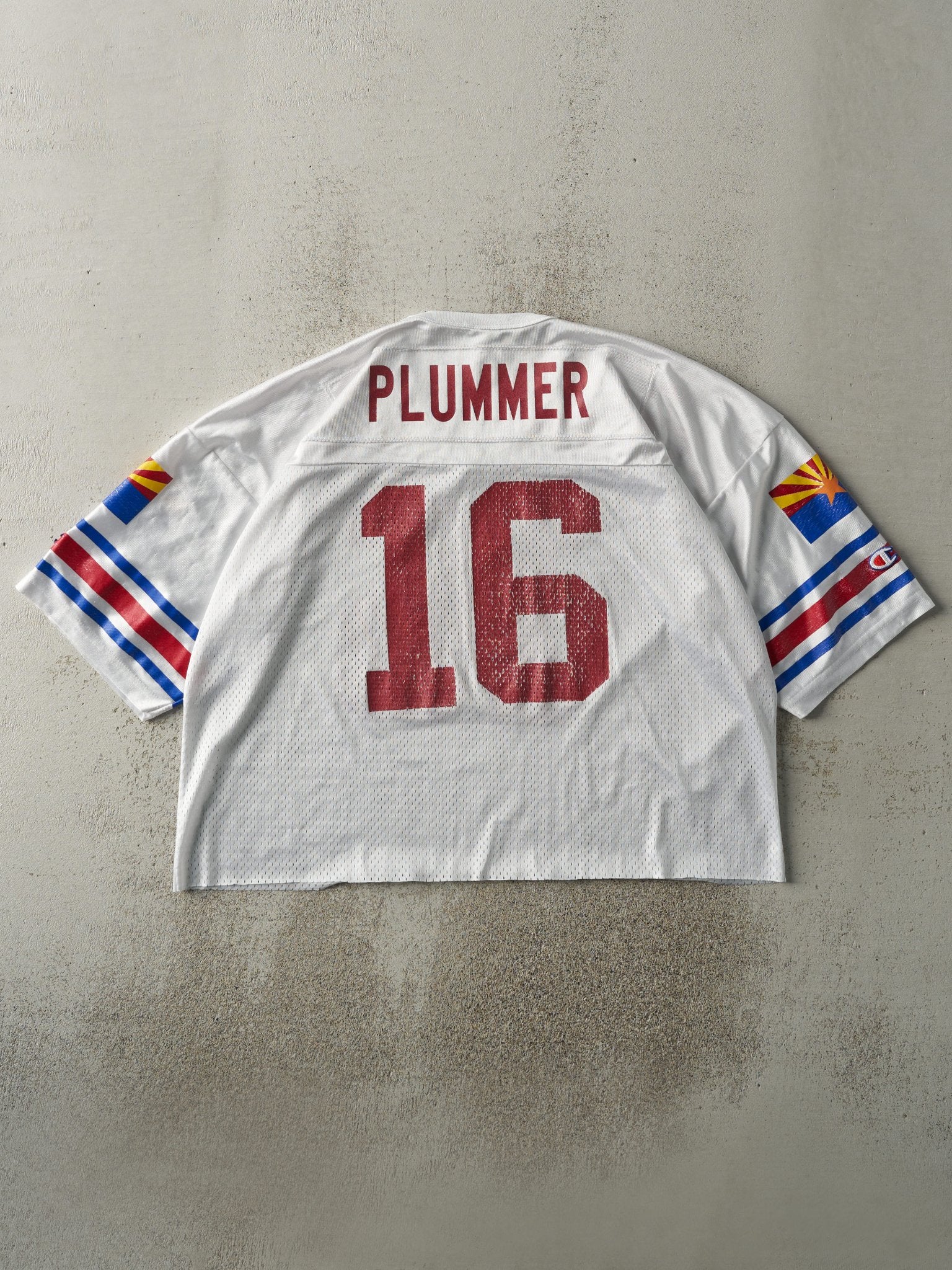 Vintage 90s White Arizona Cardinals #16 Jake Plummer Cropped