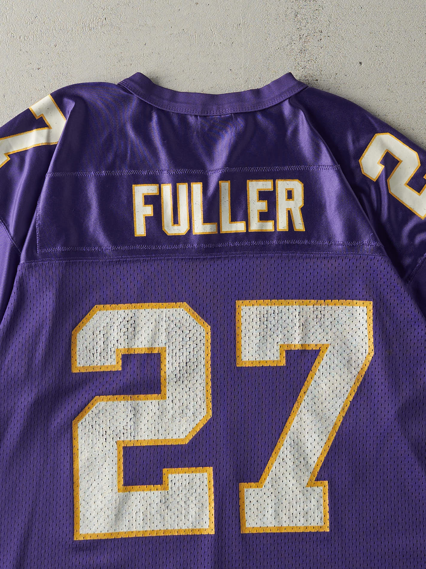 Vintage 98' Purple Minnesota Vikings #27 Corey Fuller Cropped