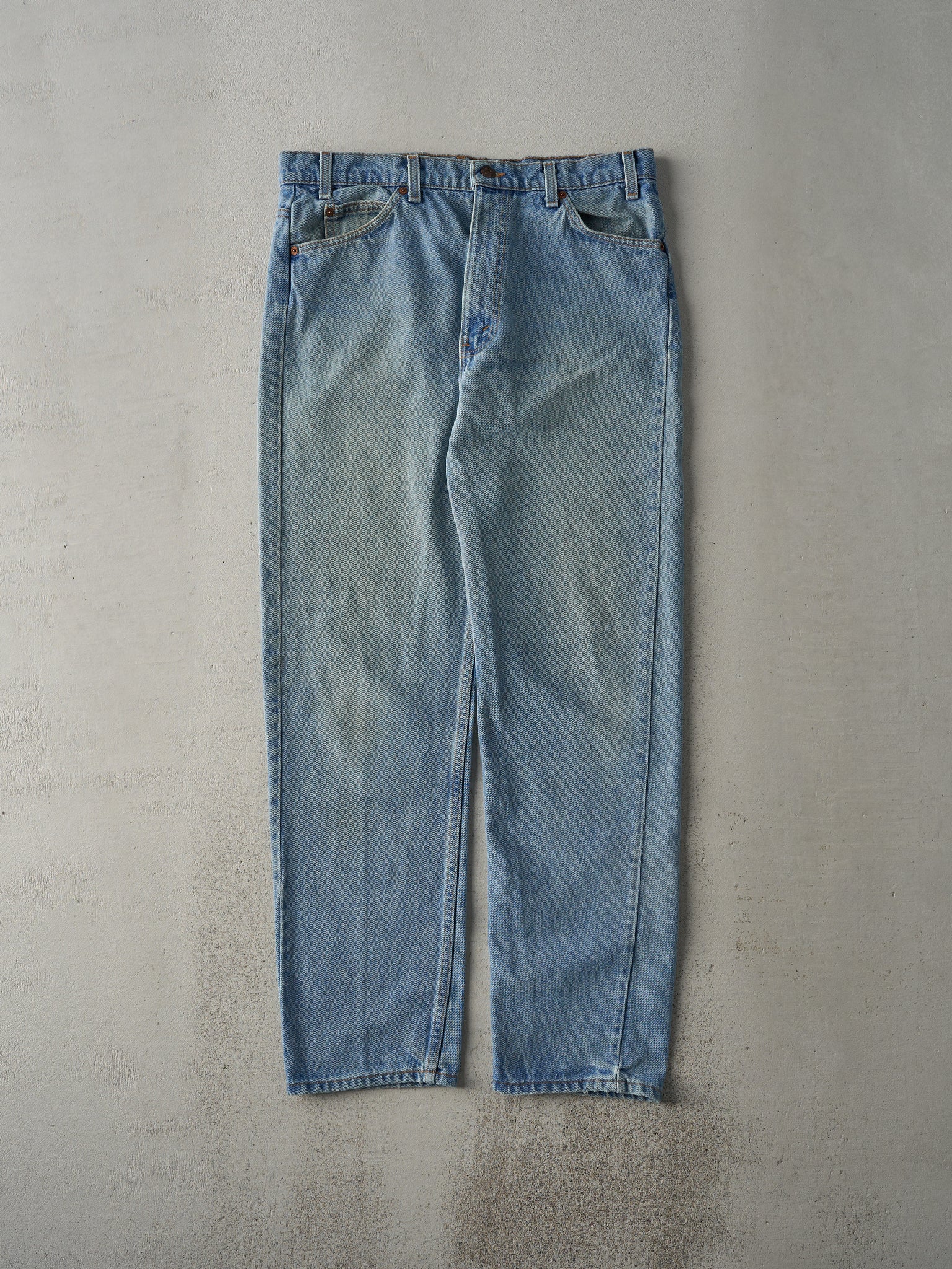 Vintage 80s Light Wash Levi's 505 Orange Tab Jeans (34x31)