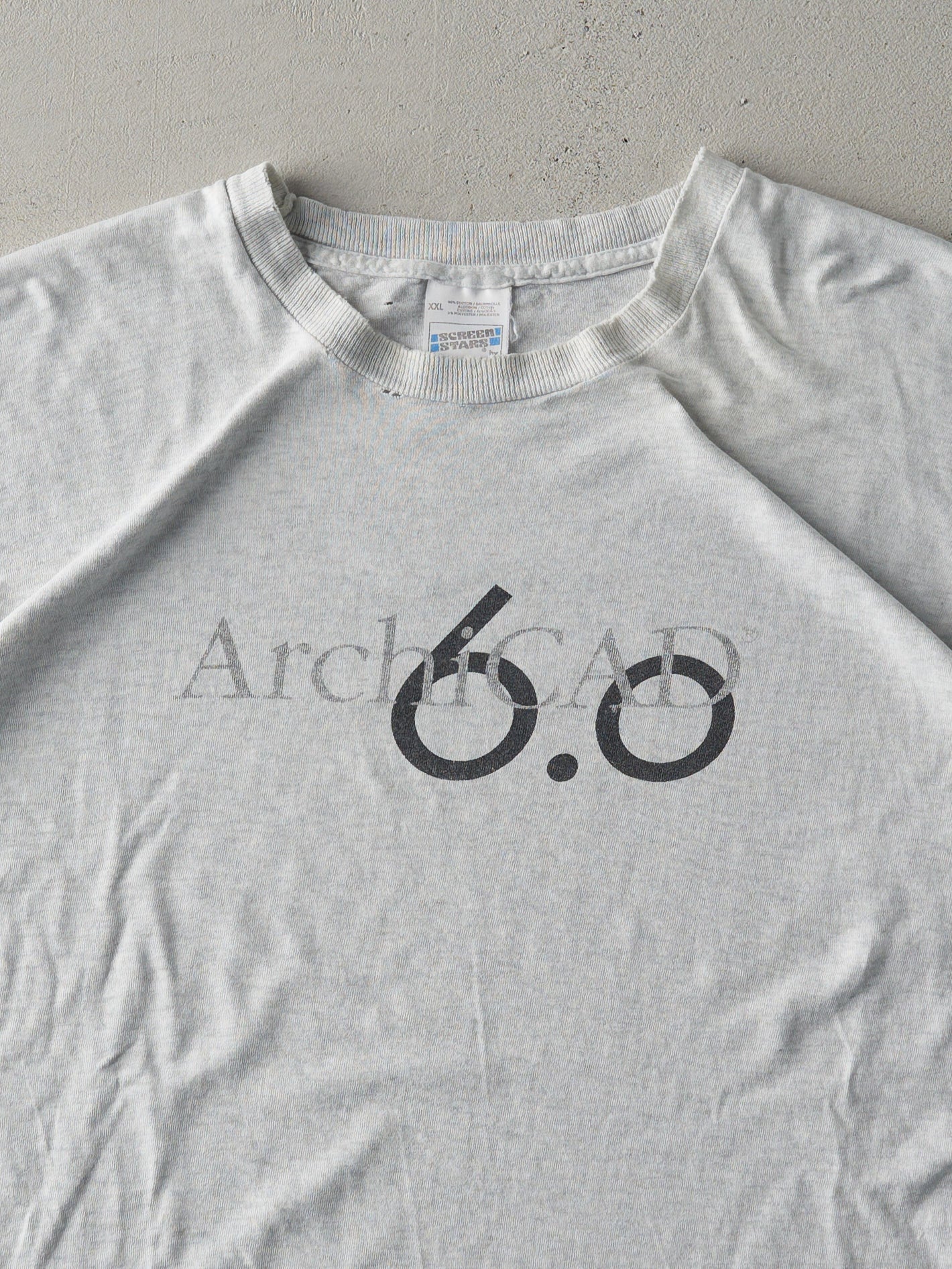 Vintage 90s Heather Grey Archicad 6.0 Tee (L)