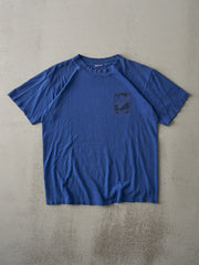 Vintage 90s Dark Blue Speedo Single Stitch Tee (M)