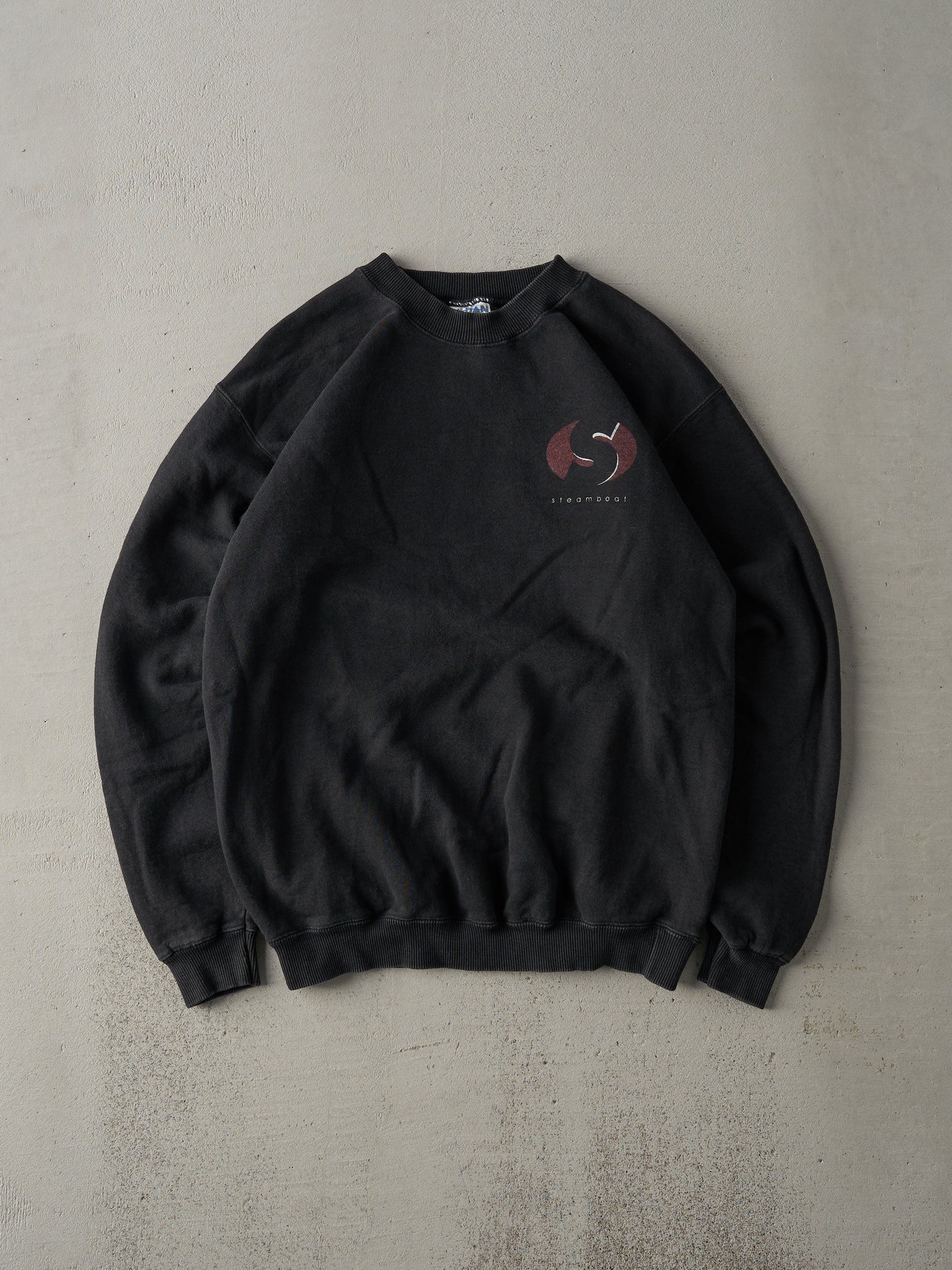 Vintage Y2K Black Steamboat Crewneck (M)