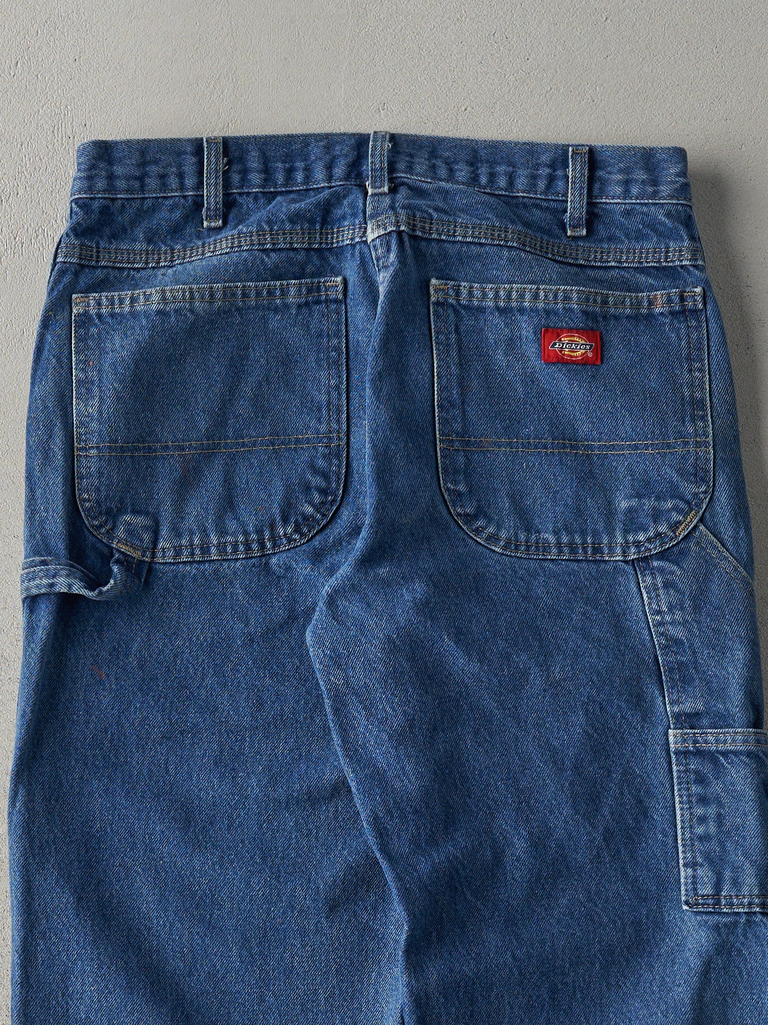 Vintage Y2K Mid Wash Dickies Carpenter Pants (33x31)