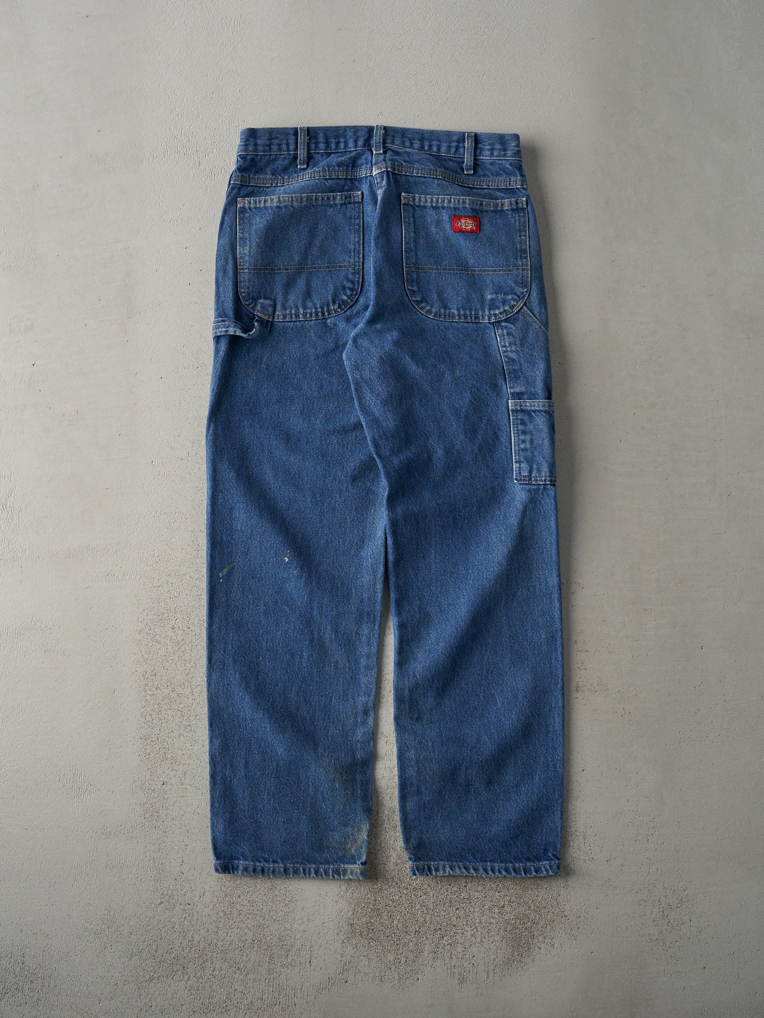 Vintage Y2K Mid Wash Dickies Carpenter Pants (33x31)