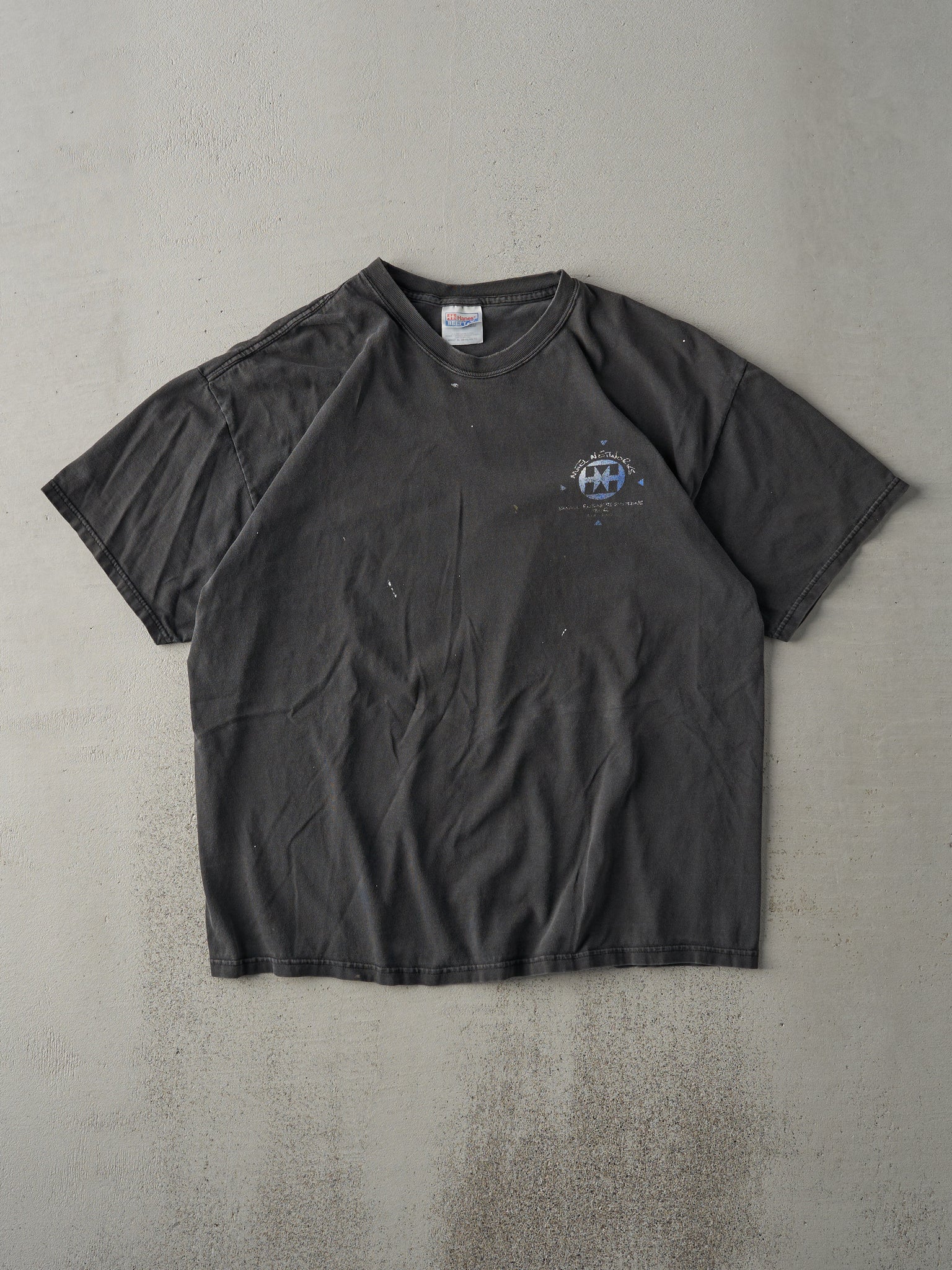 Vintage 01' Faded Black Mitel Networks Tee (M)