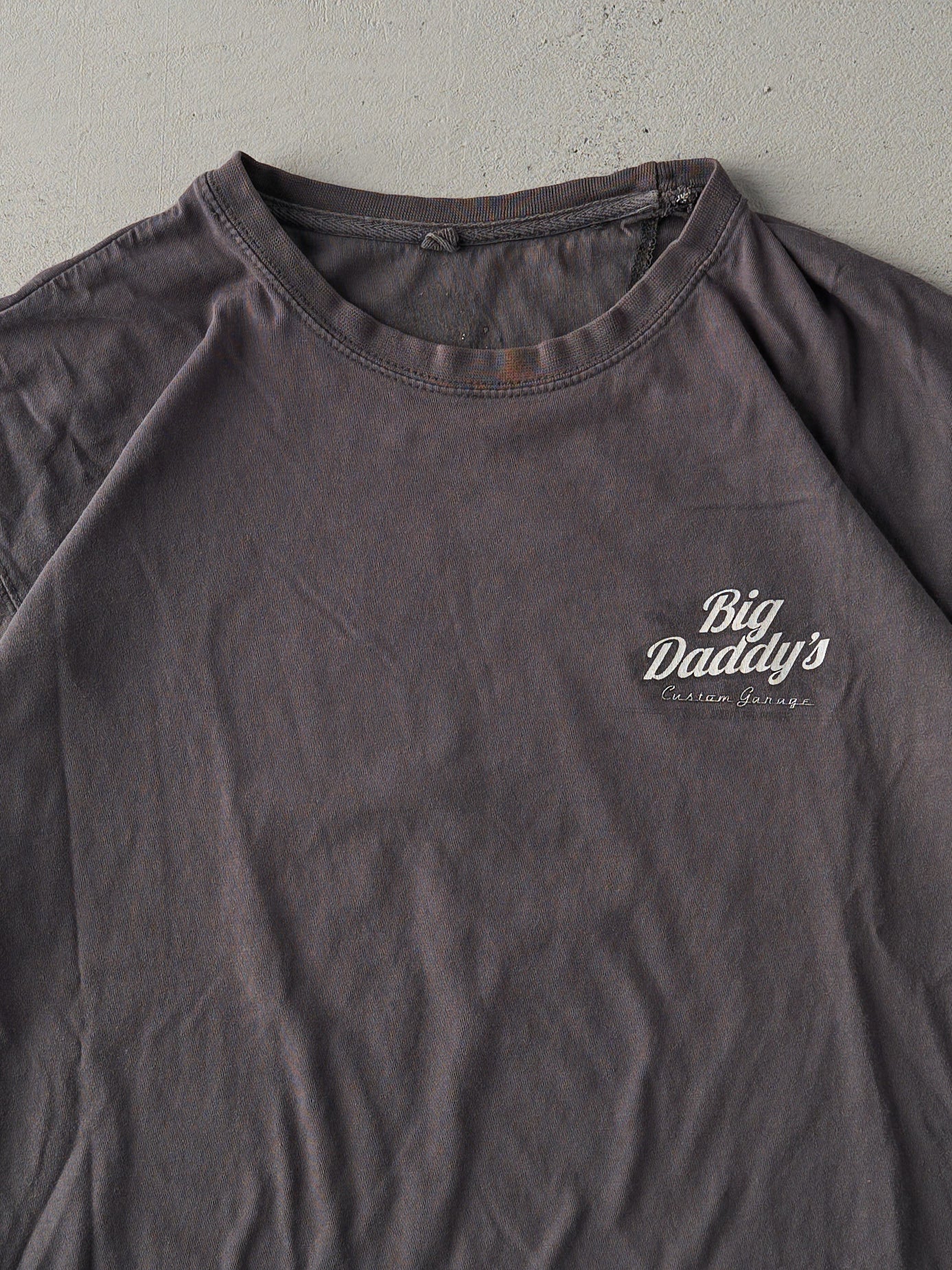 Vintage Y2K Charcoal Grey Big Daddy's Tee (M/L)