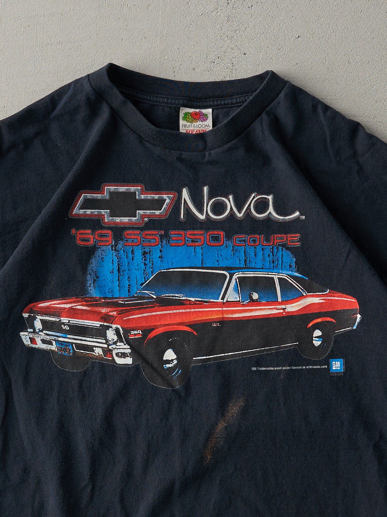 Vintage Y2K Black Chevrolet Nova Tee (M)