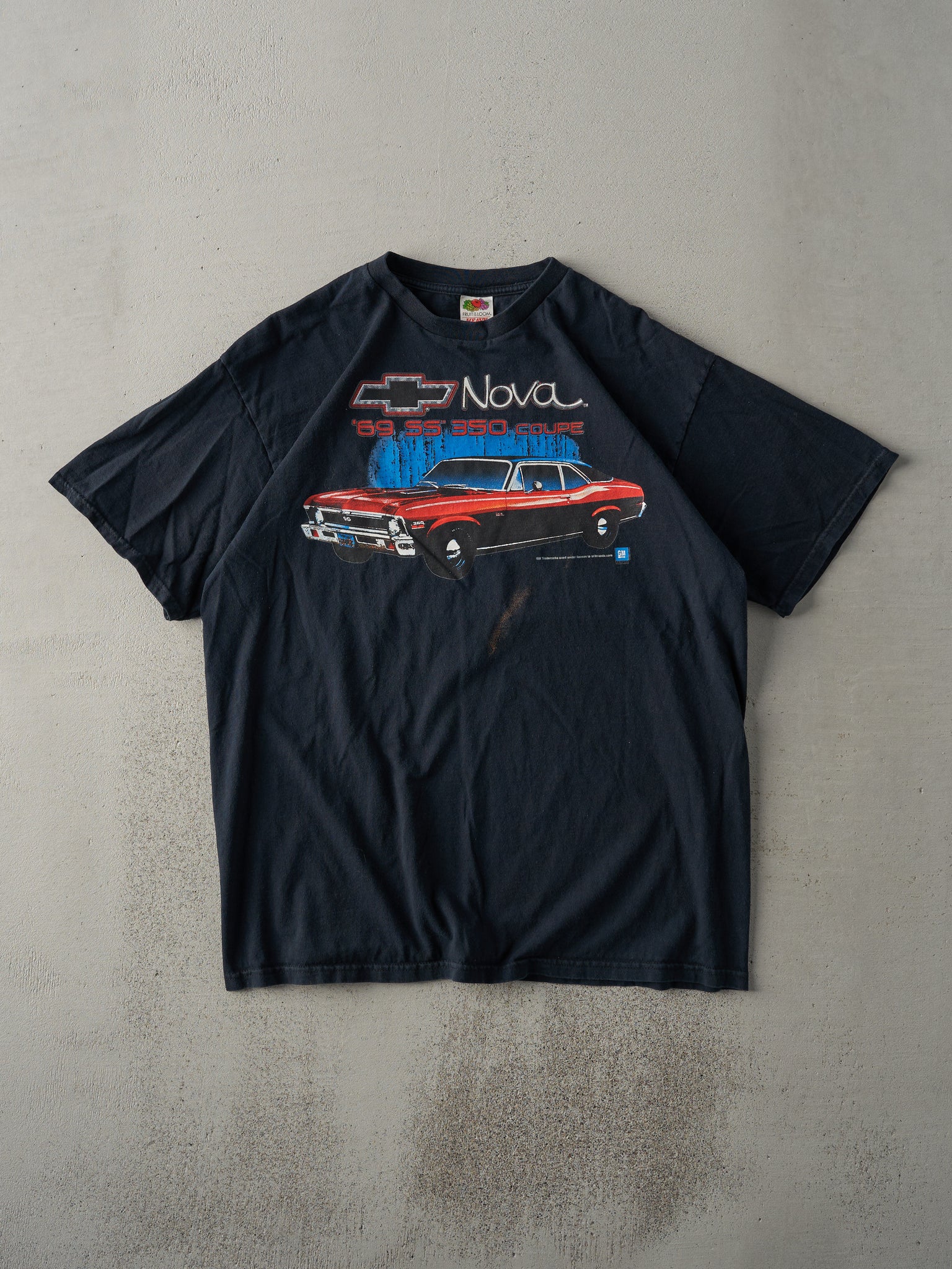 Vintage Y2K Black Chevrolet Nova Tee (M)