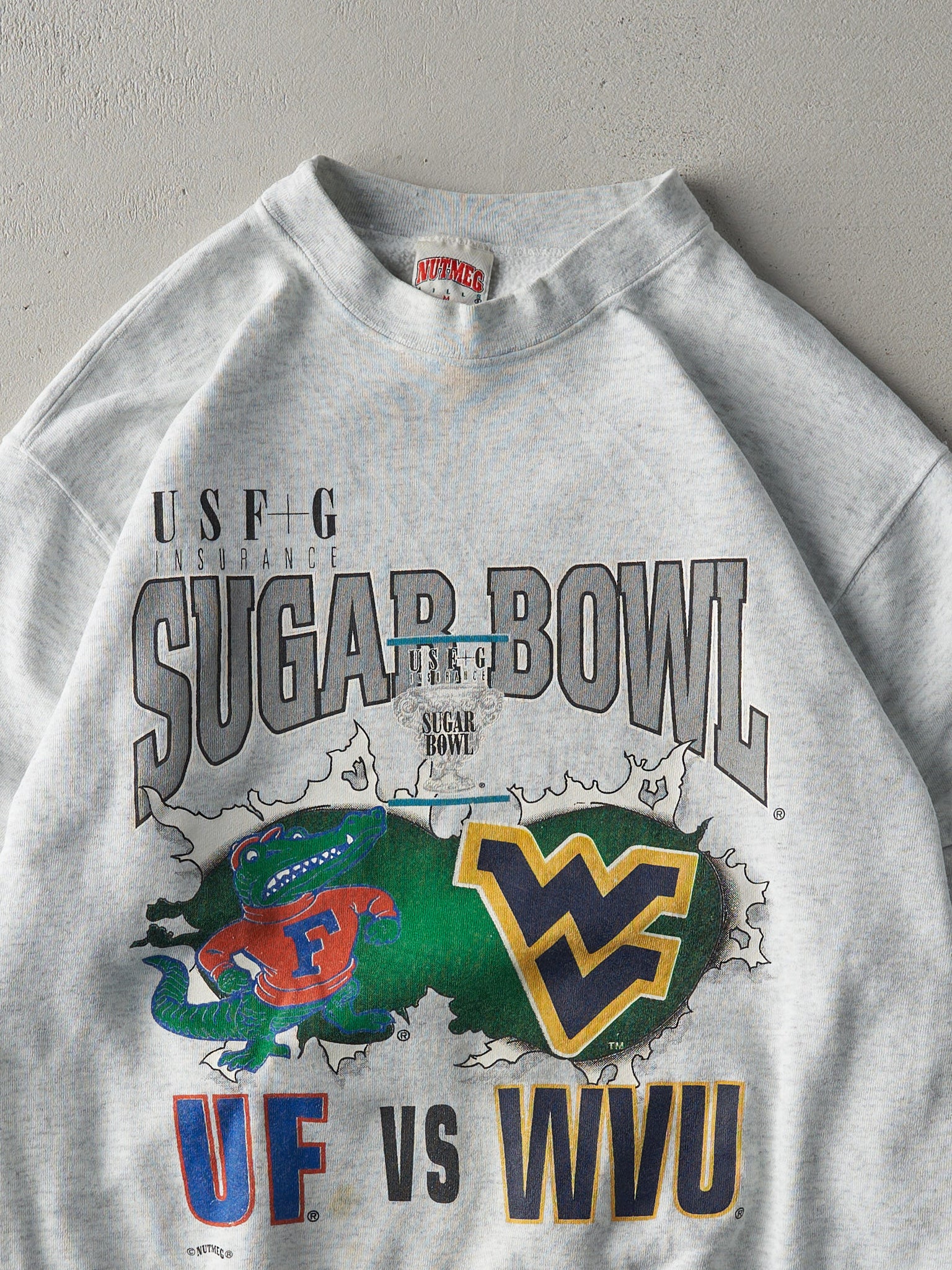 Vintage 94' Heather Grey Sugar Bowl Crewneck (M)