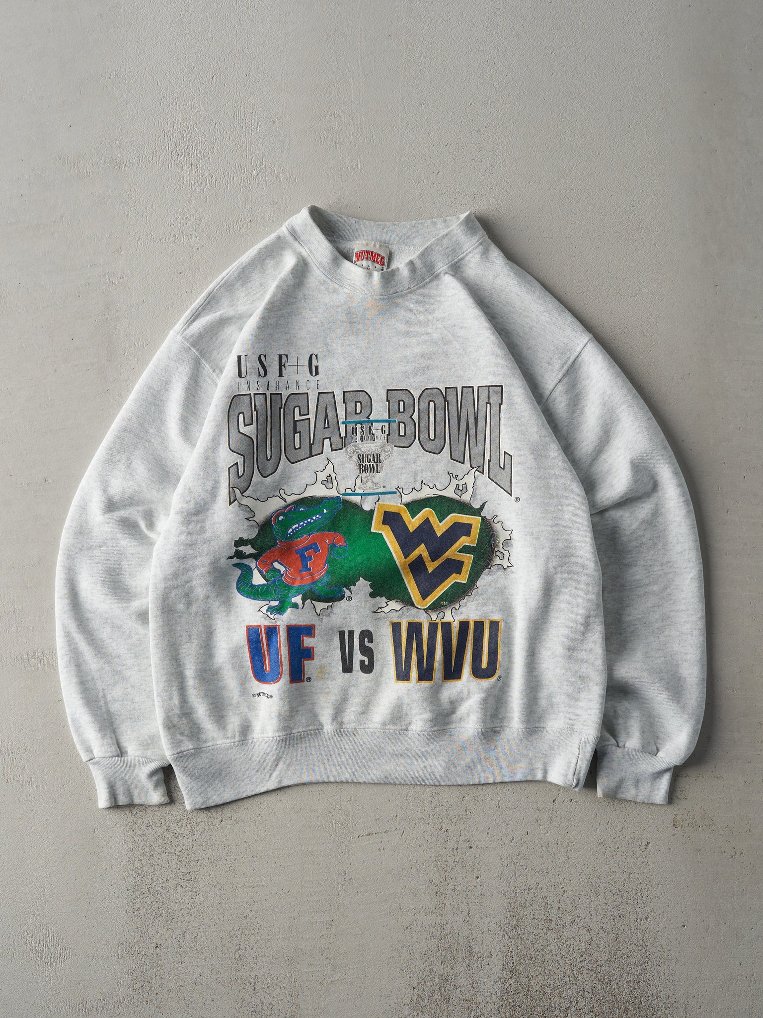 Vintage 94' Heather Grey Sugar Bowl Crewneck (M)