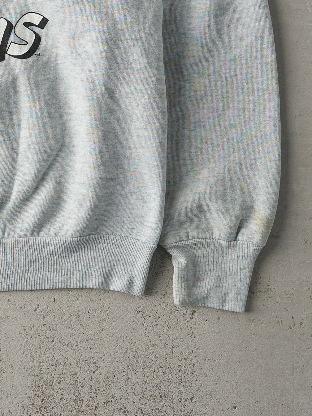 Vintage 91' Heather Grey Michigan State Spartans Crewneck (M)