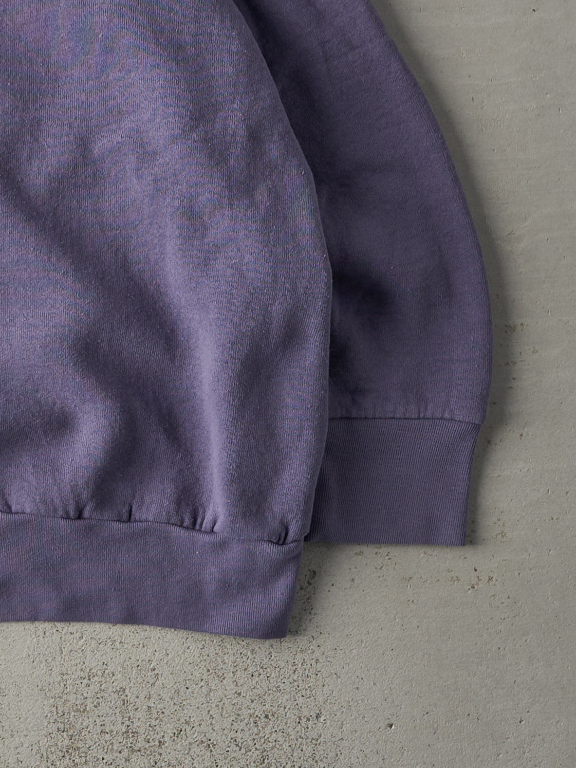 Vintage Y2K Purple Blank Boxy Crewneck (L)