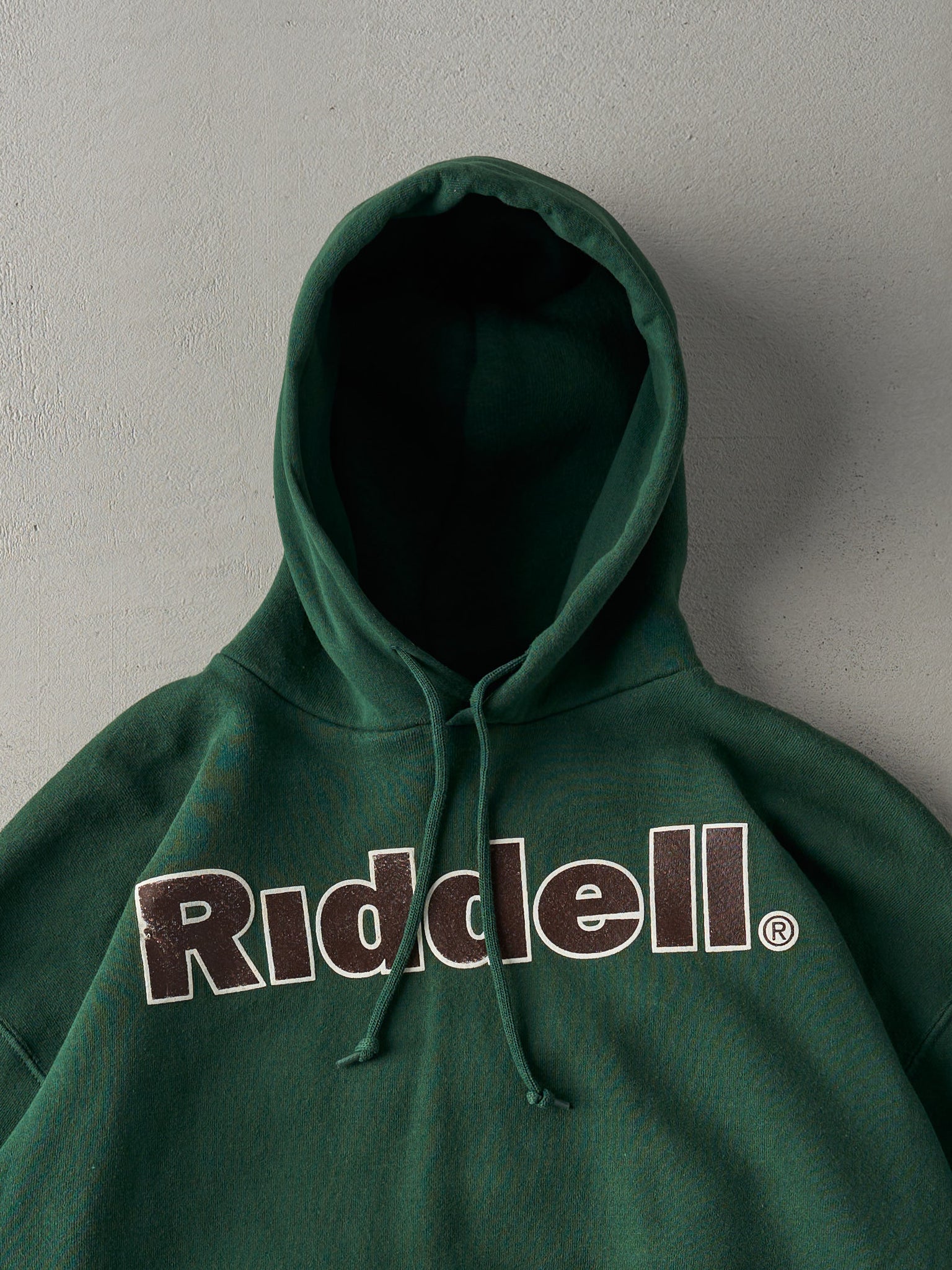 Vintage 90s Forest Green Riddell Russell Athletics Hoodie (L)