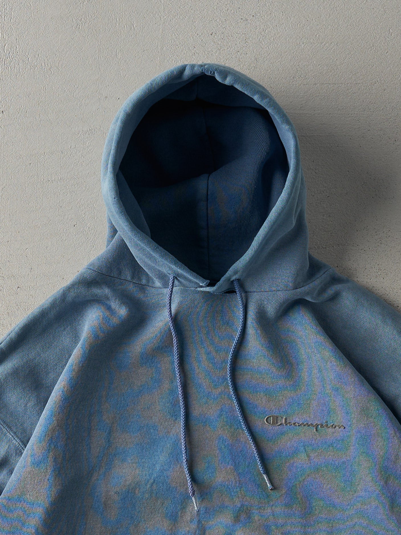 Vintage 90s Powder Blue Champion Hoodie (L)