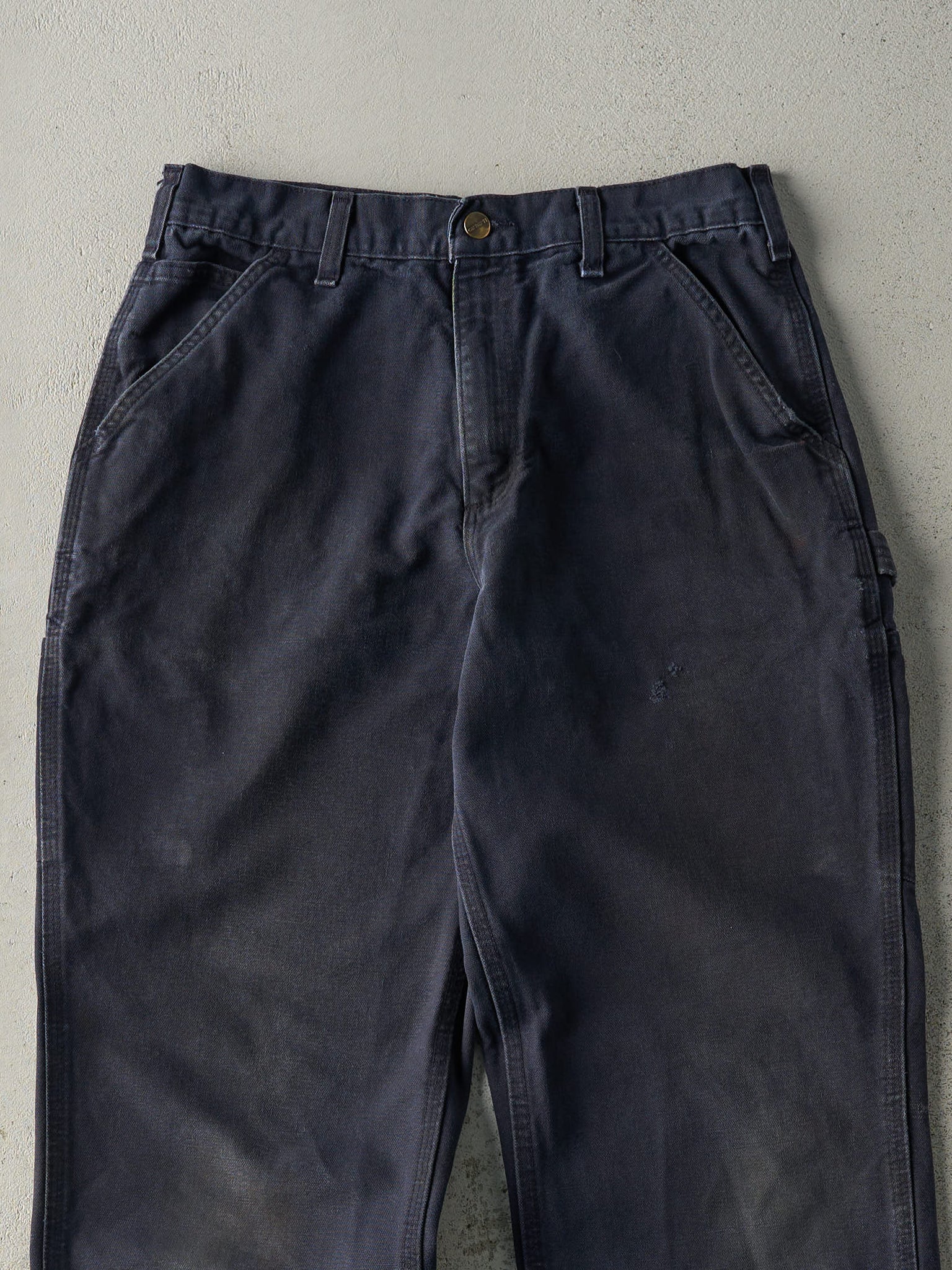 Vintage Y2K Navy Blue Carhartt Carpenter Pants (30x30.5)