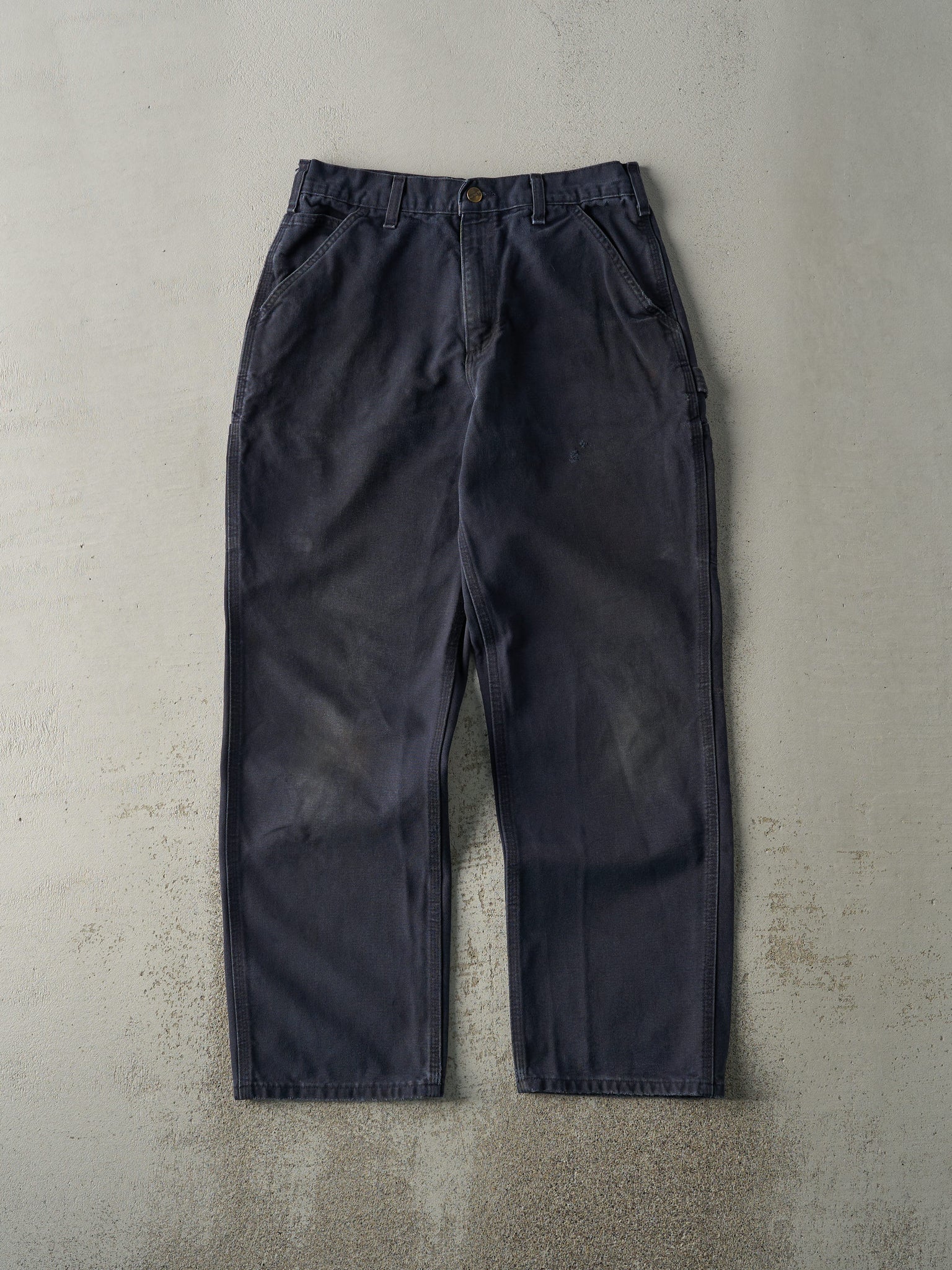 Vintage Y2K Navy Blue Carhartt Carpenter Pants (30x30.5)