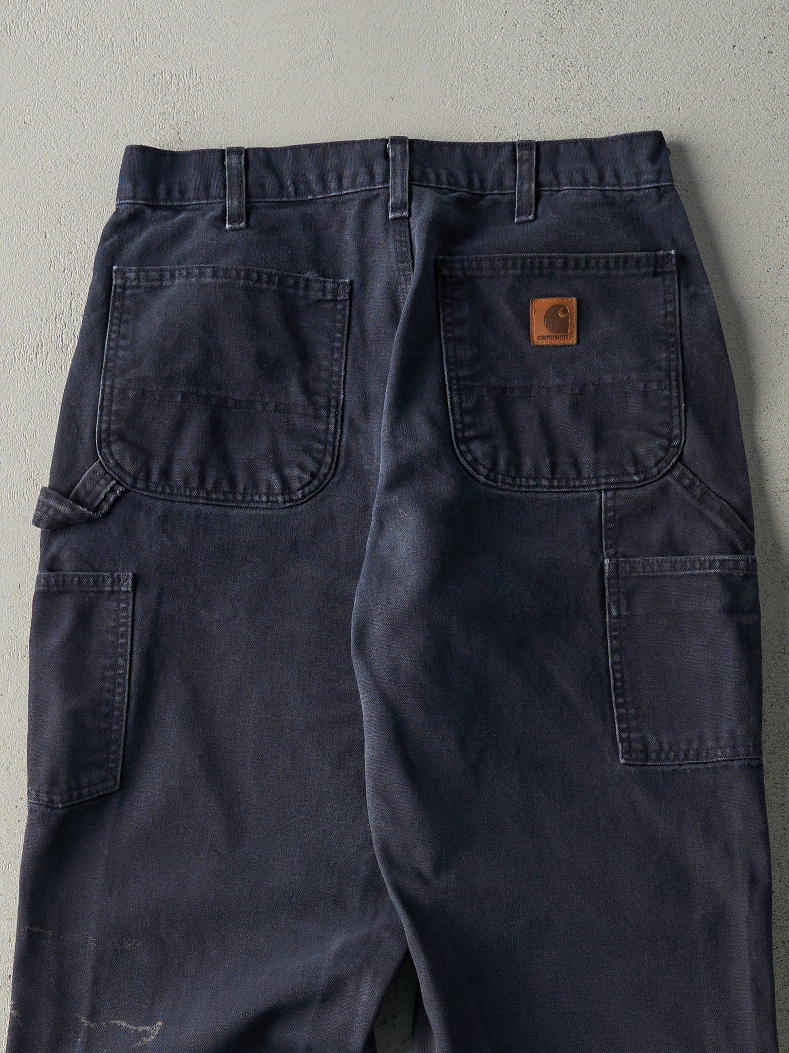 Vintage Y2K Navy Blue Carhartt Carpenter Pants (30x30.5)