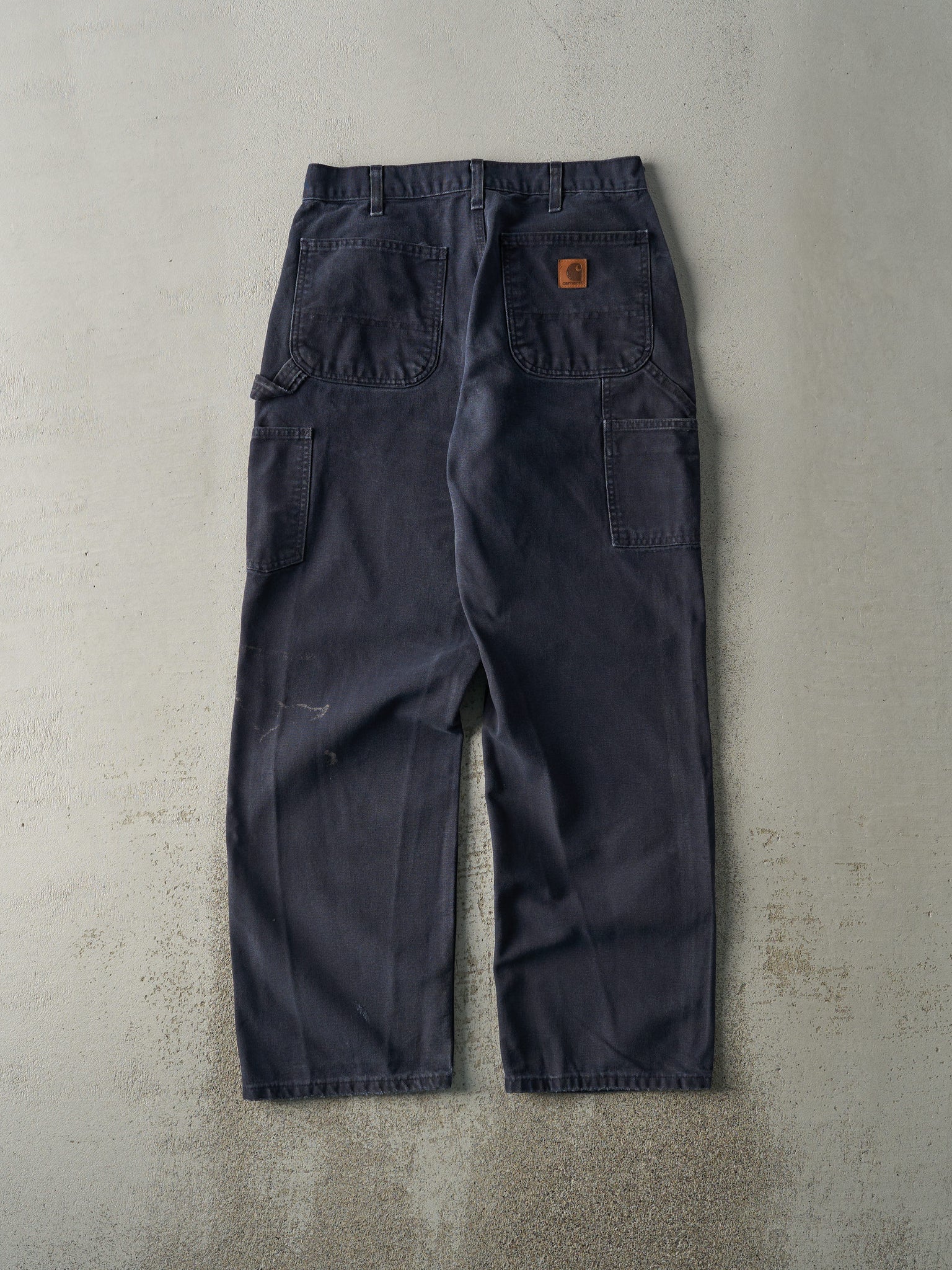 Vintage Y2K Navy Blue Carhartt Carpenter Pants (30x30.5)