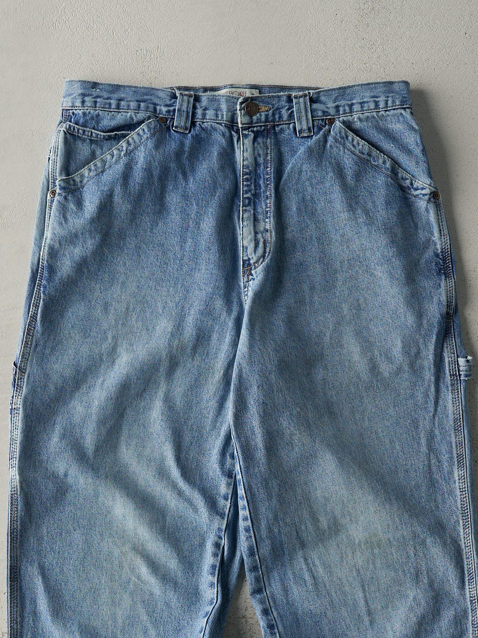 Vintage 90s Light Wash Carpenter Jeans (34x33)