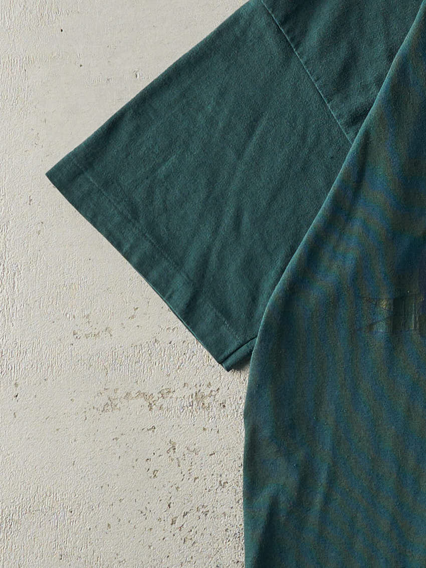 Vintage 90s Forest Green Canada Wilderness Single Stitch Tee (S/M)