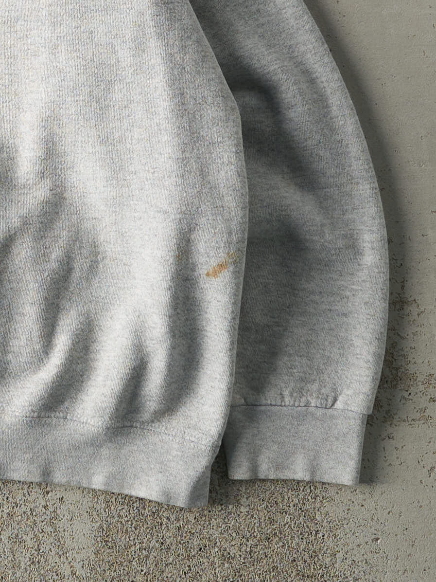 Vintage 90s Heather Grey Henniker, NH Crewneck (L)