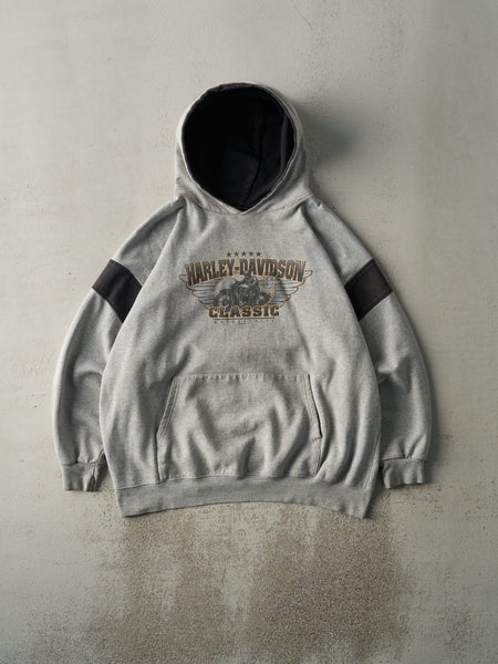 Vintage 07' Grey Kelowna, BC Harley Davidson Hoodie (XL