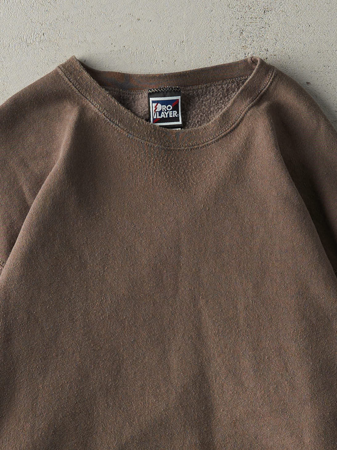 Vintage 90s Brown Blank Crewneck (XL)