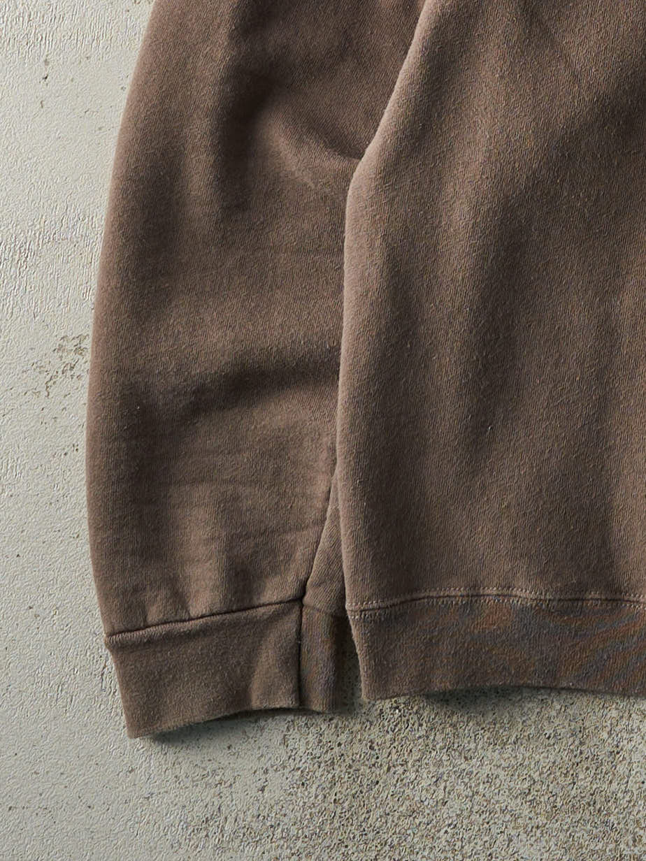 Vintage 90s Brown Blank Crewneck (XL)