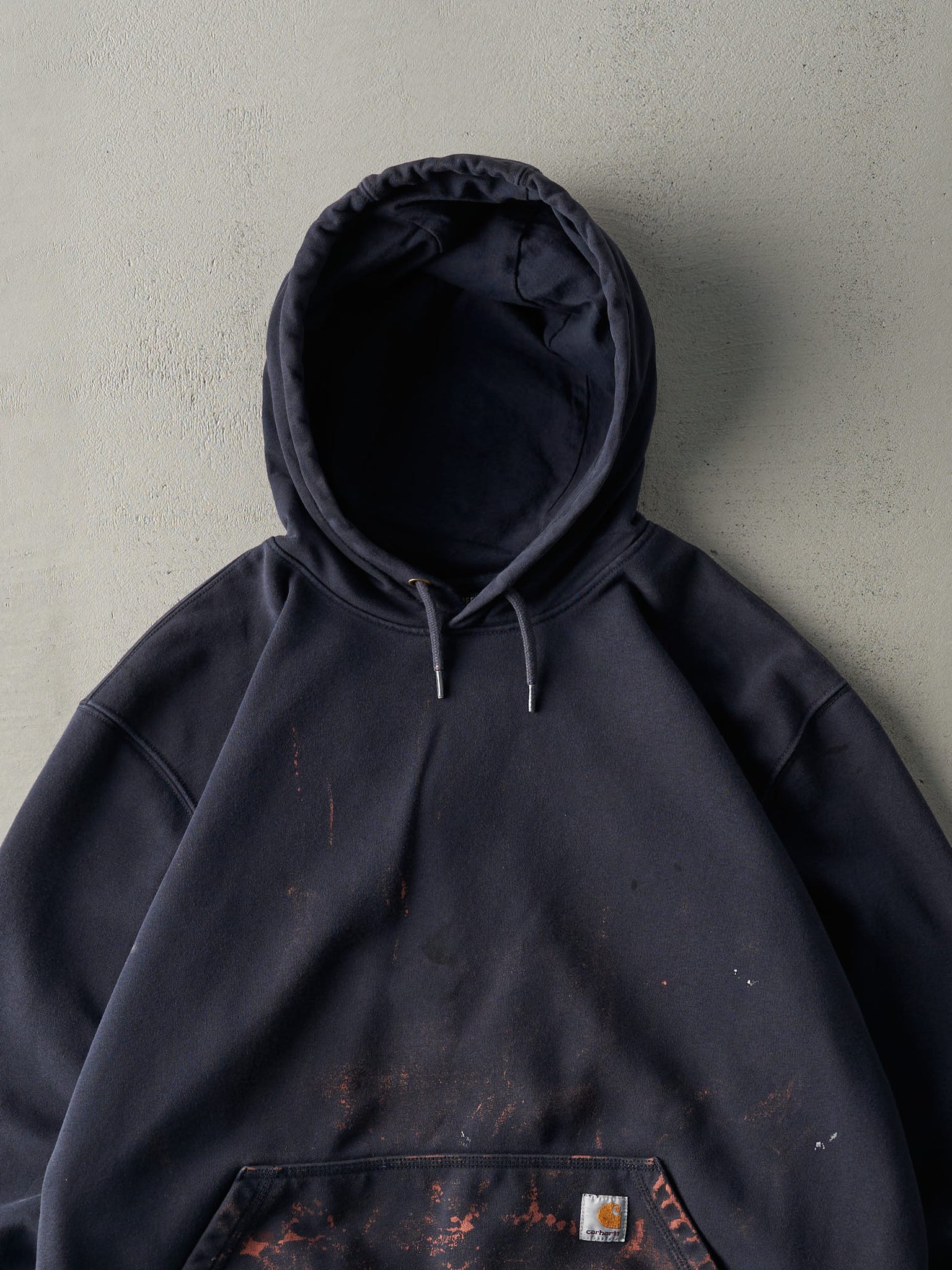 Vintage Y2K Navy Blue Carhartt Hoodie (XL/XXL)