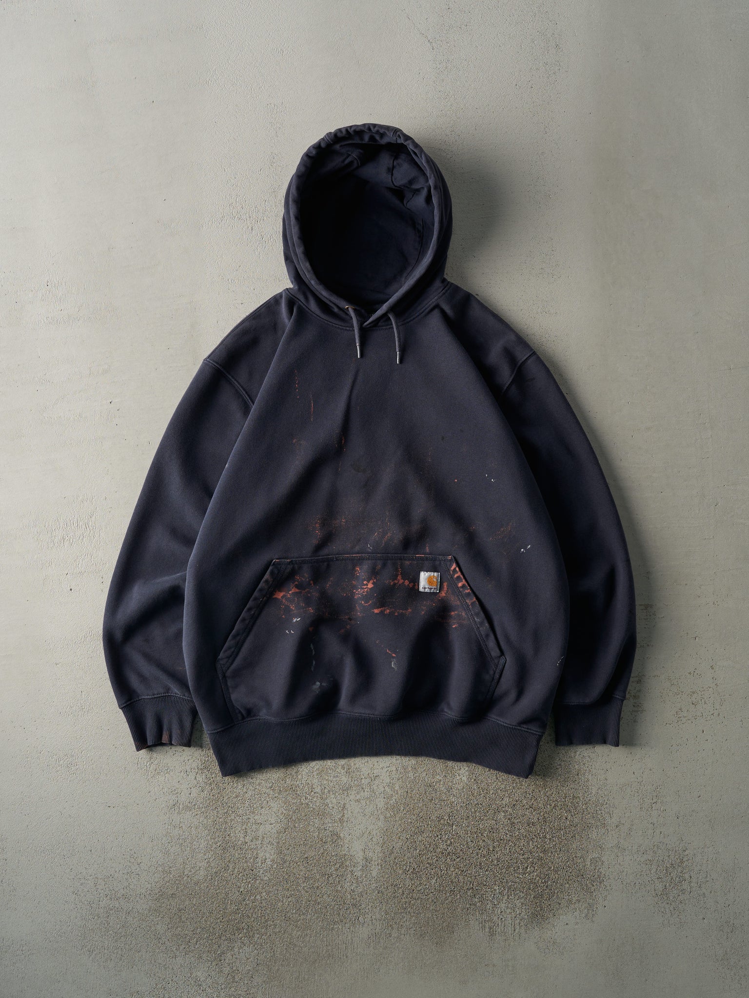 Vintage Y2K Navy Blue Carhartt Hoodie (XL/XXL)