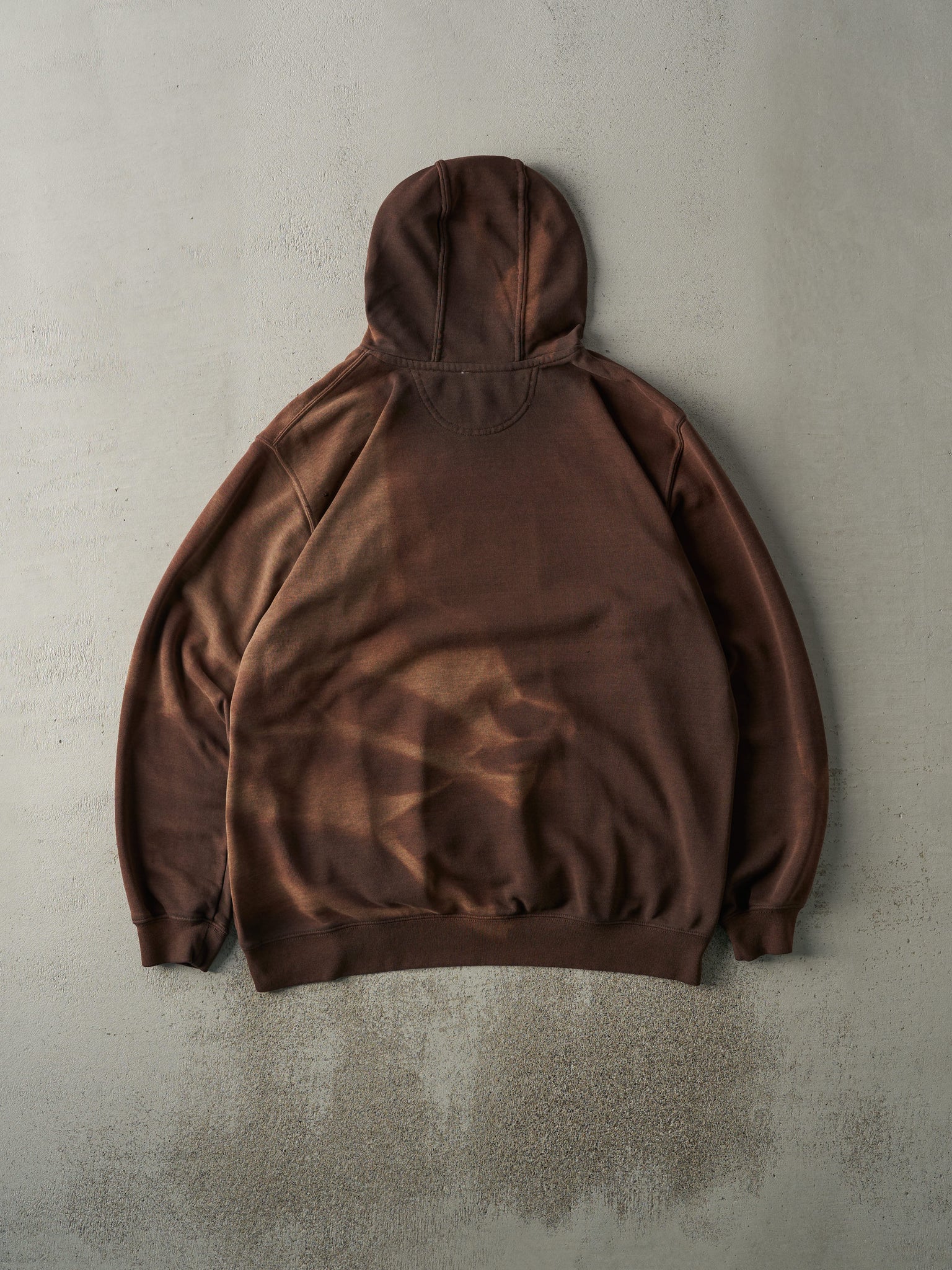 Vintage Y2K Sun Faded Brown Carhartt Hoodie (XL)