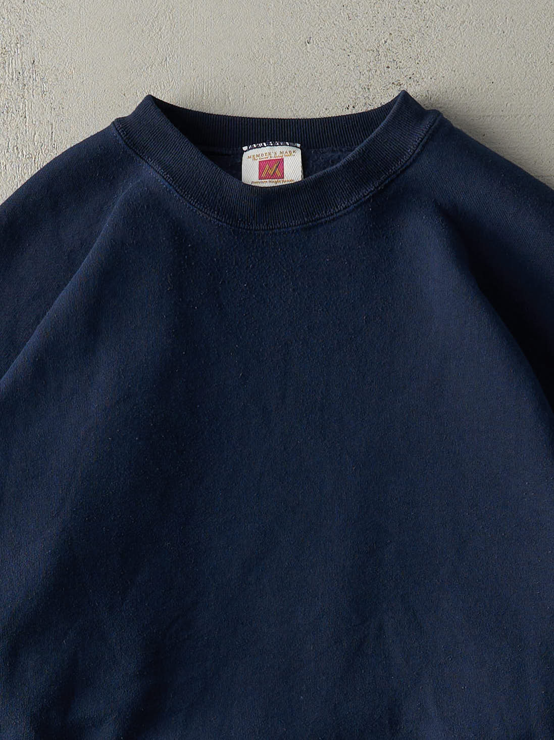 Vintage 90s Navy Blue Blank Crewneck (XXL)