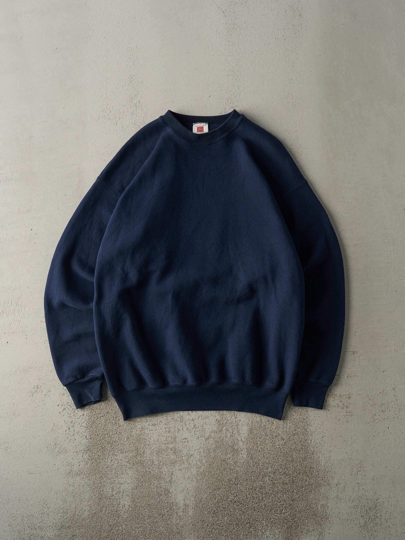 Vintage 90s Navy Blue Blank Crewneck (XXL)