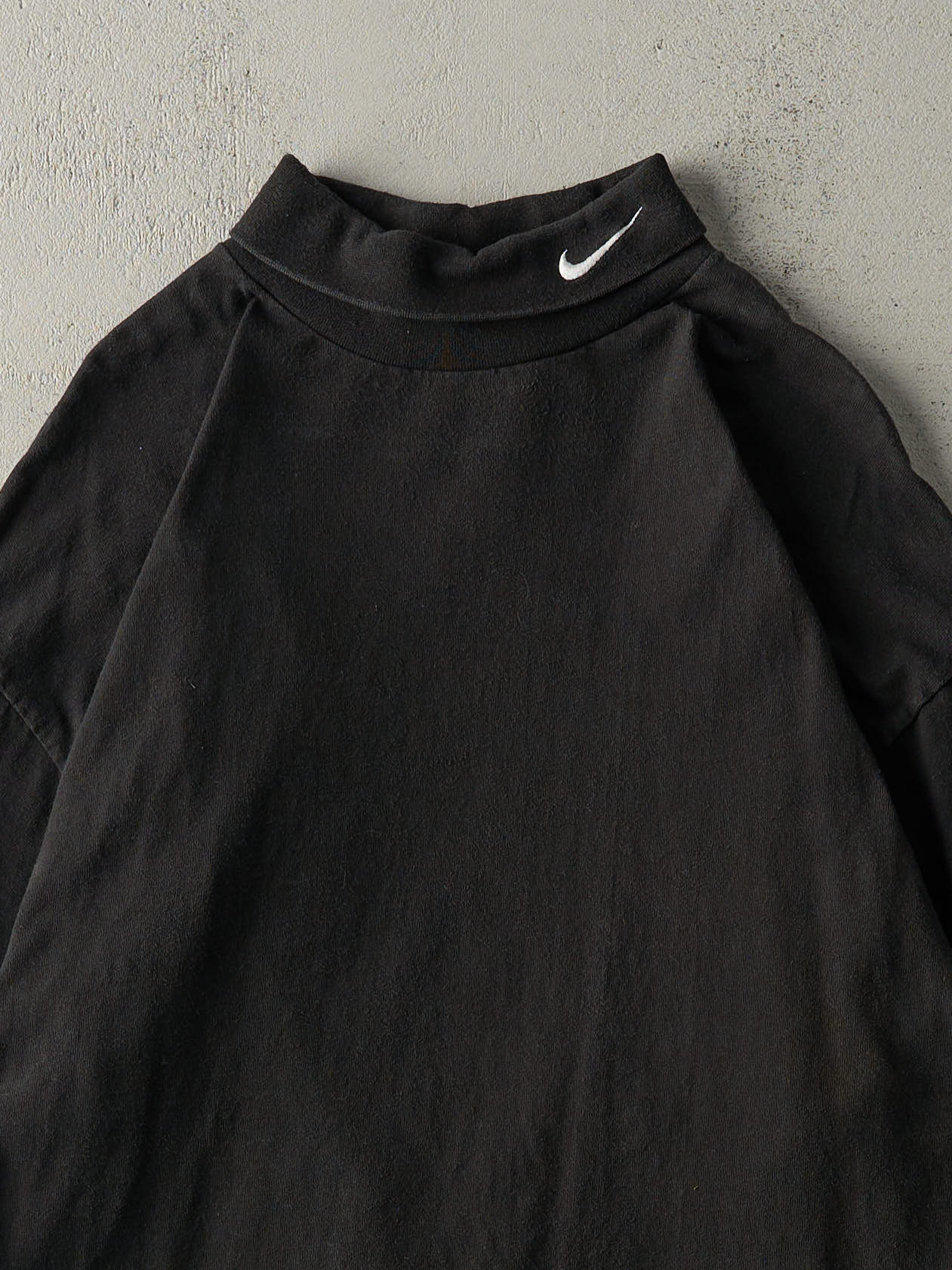 Vintage 90s Black Nike Turtleneck Long Sleeve (L/XL)