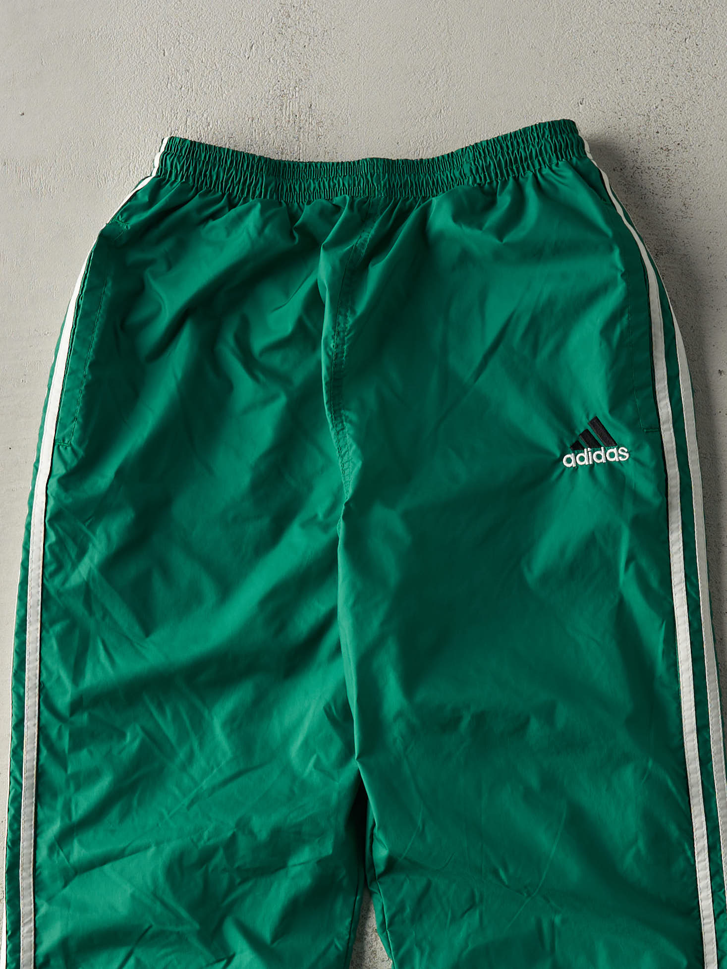 Vintage 90s Green Adidas Track Pants (25x29)