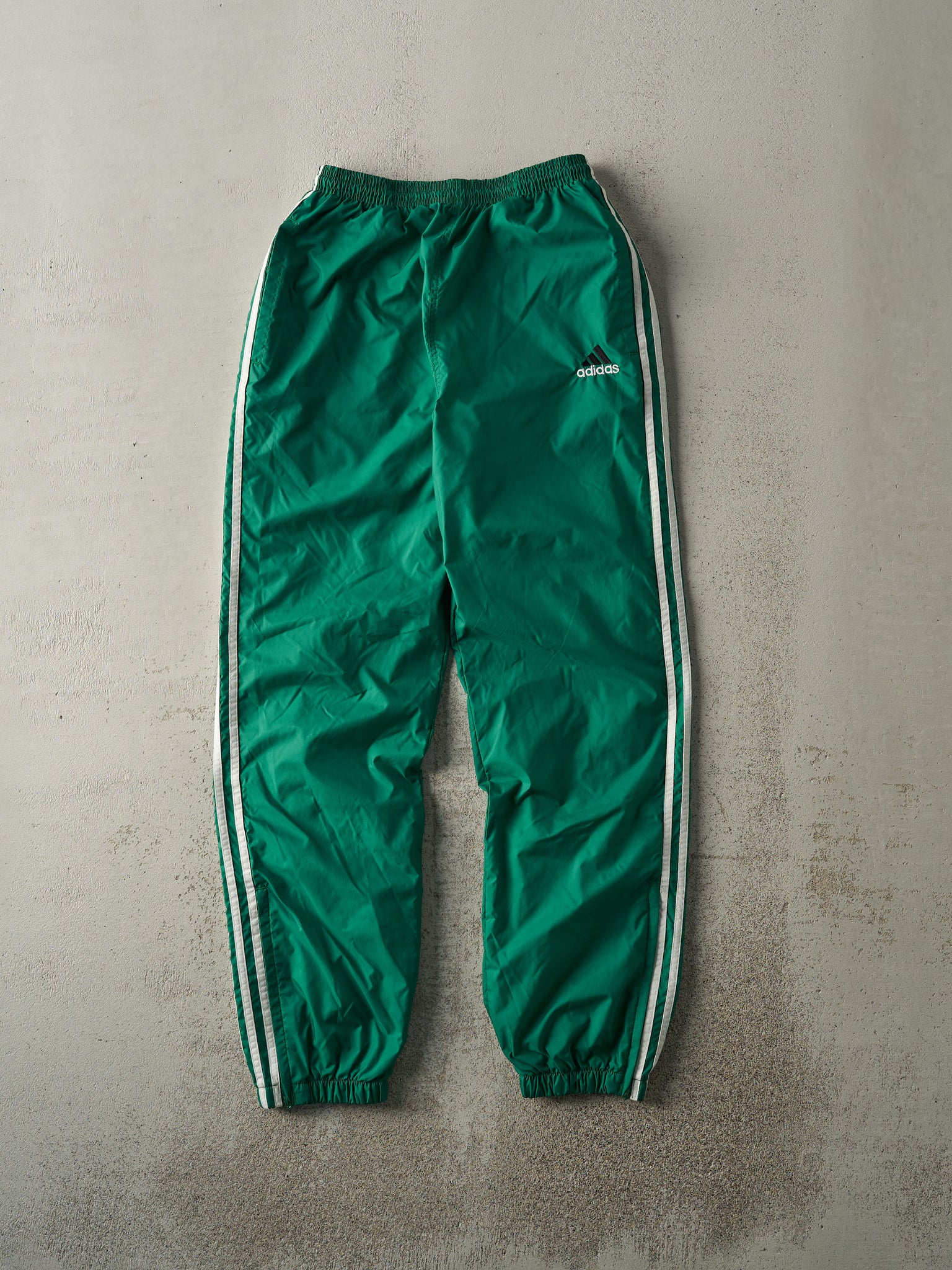 Vintage 90s Green Adidas Track Pants (25x29)