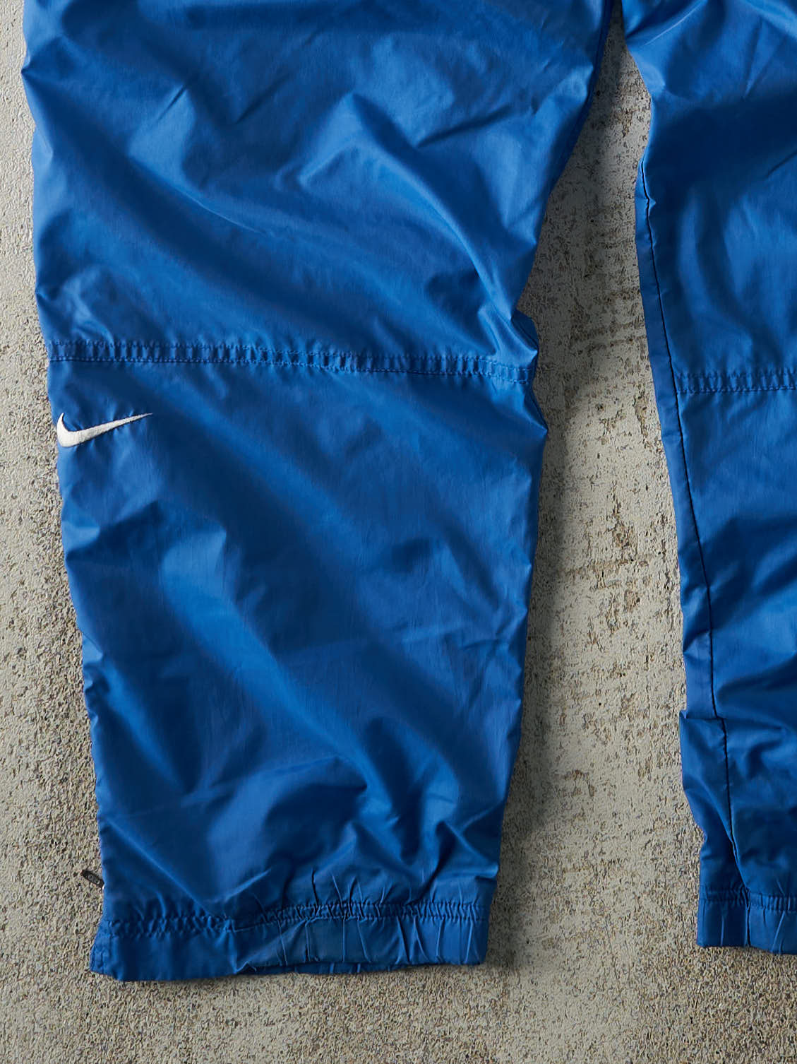 Vintage Y2K Blue Nike Embroidered Logo Track Pants (34x32)