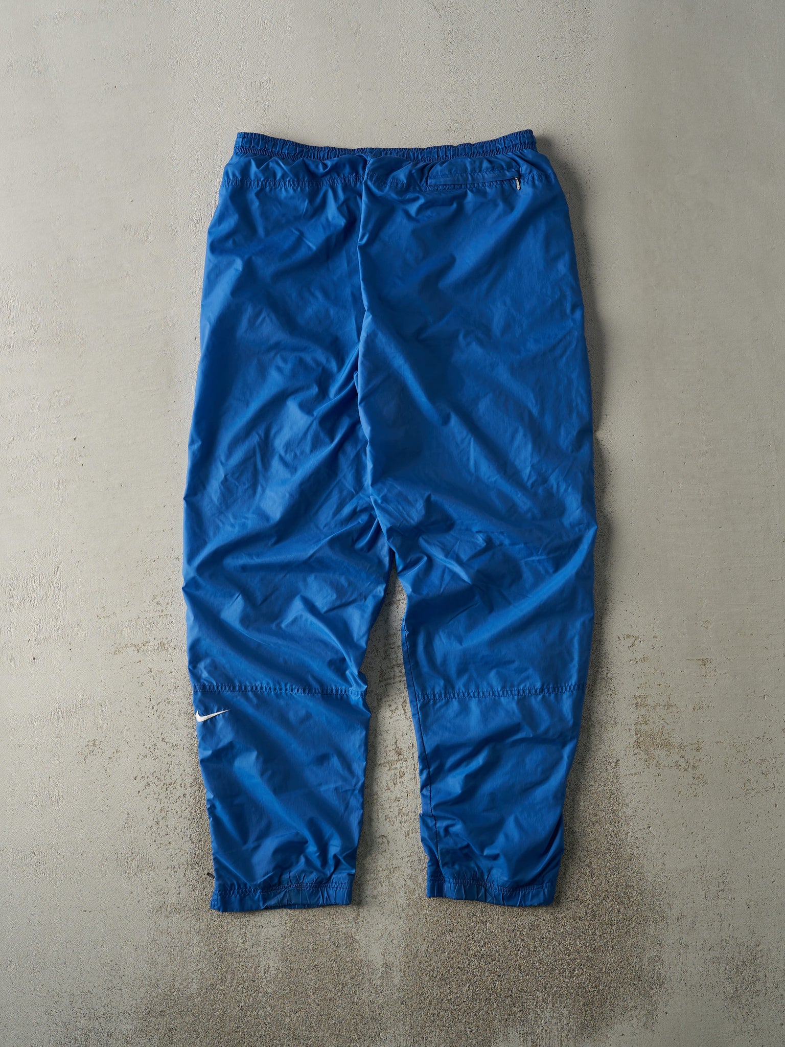 Vintage Y2K Blue Nike Embroidered Logo Track Pants (34x32)