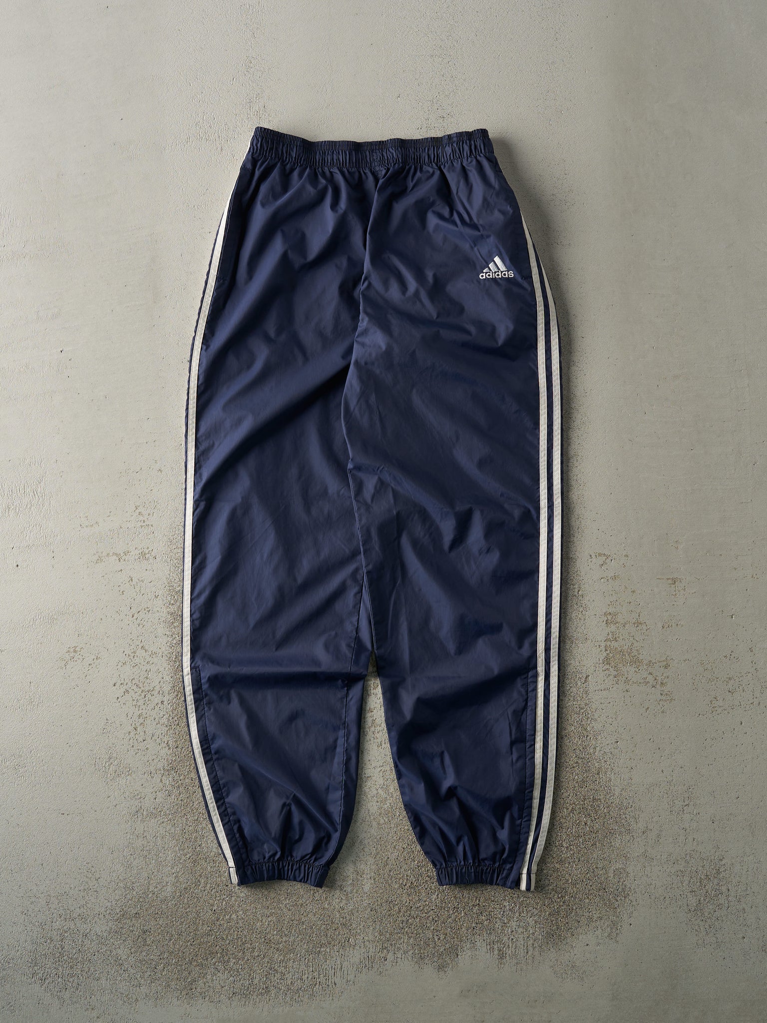 Vintage 90s Navy Blue Adidas Track Pants (29x31)