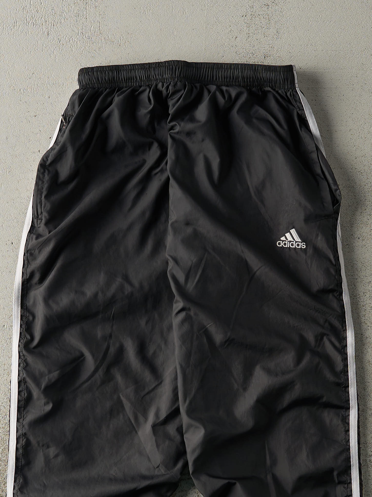 Vintage Y2K Black Adidas Track Pants (25x28)