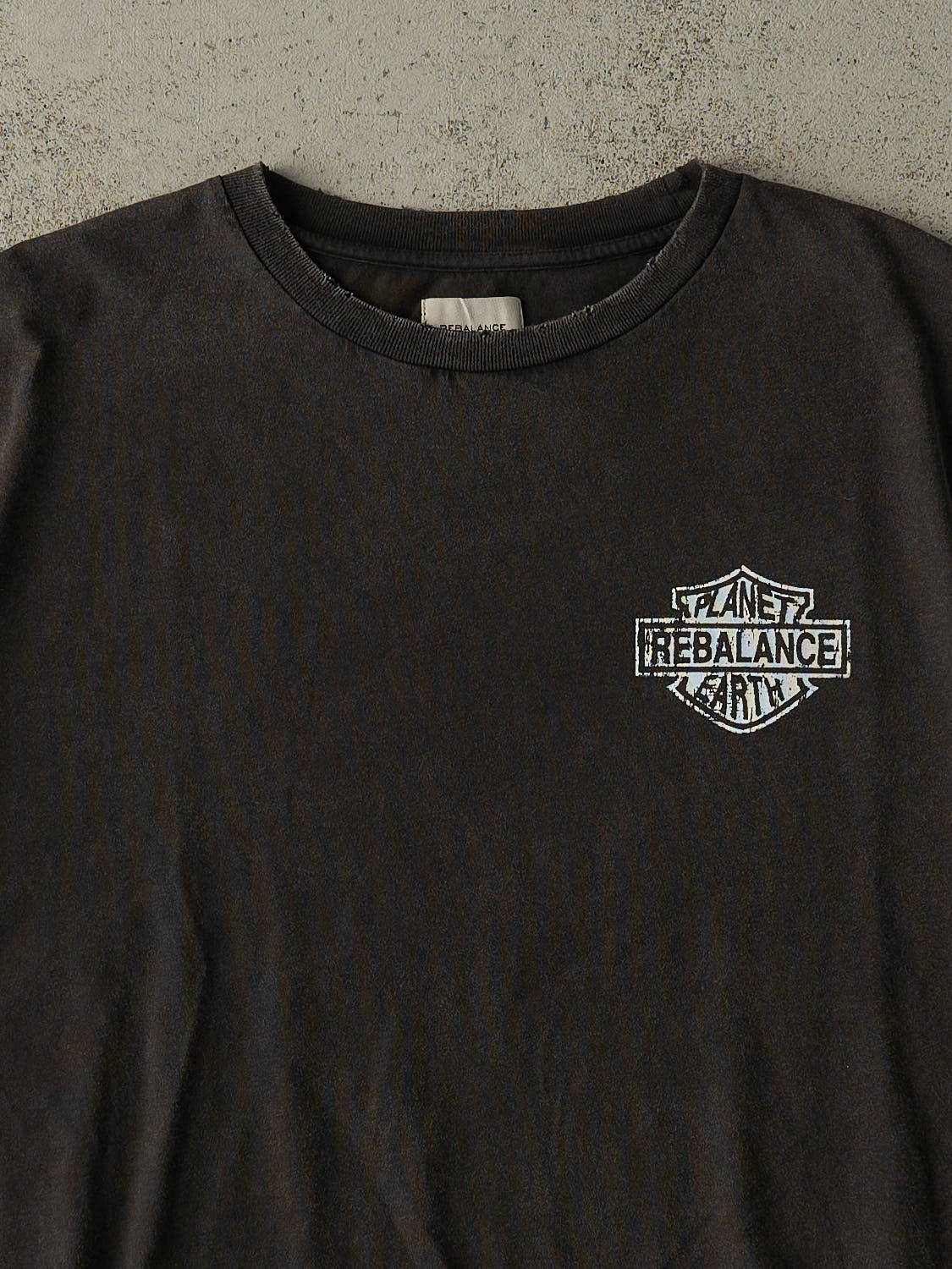 Rebalance the Earth Eagle Tee - Jet Black