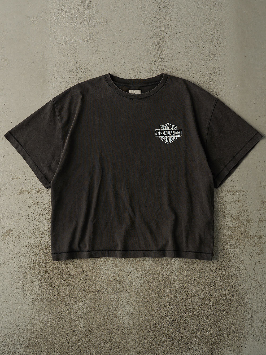 Rebalance the Earth Eagle Tee - Jet Black