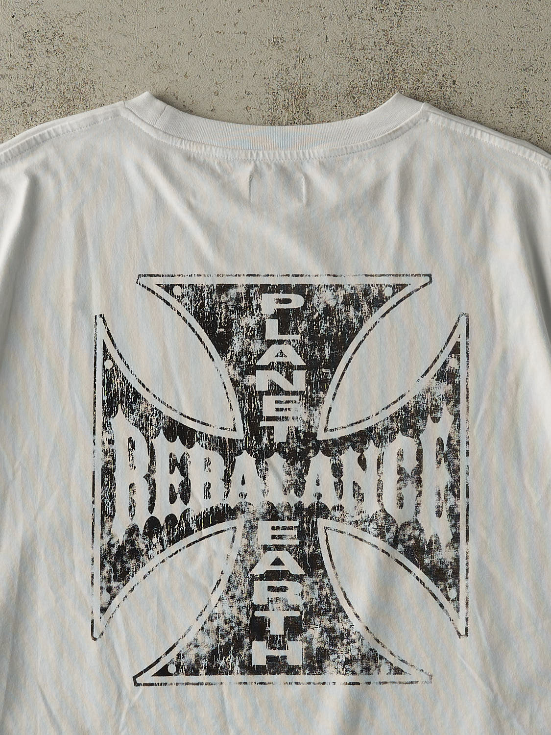 Rebalance The Earth Biker Tee - White