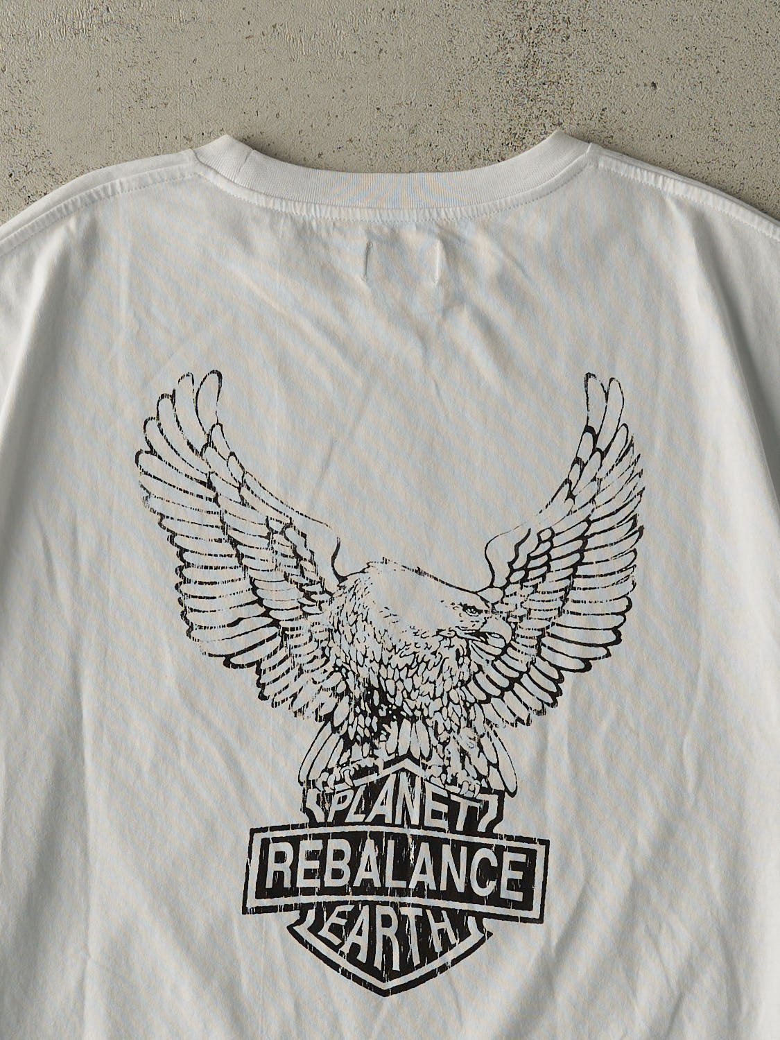 Rebalance the Earth Eagle Tee - White