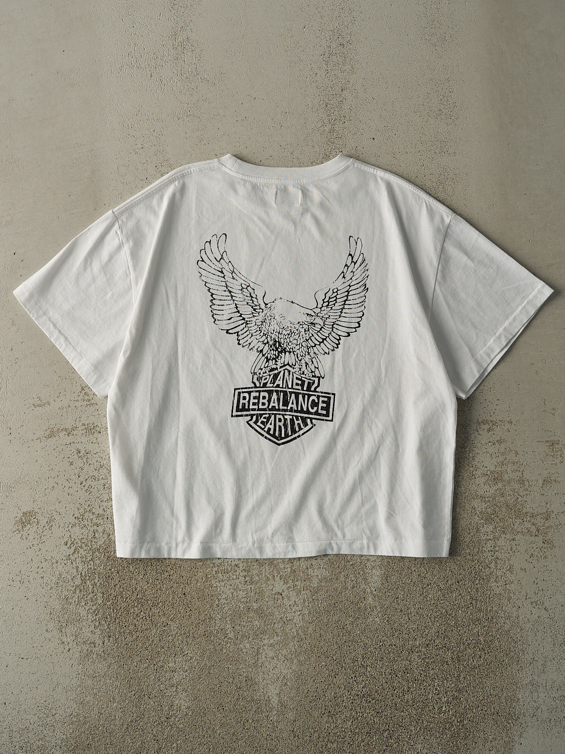 Rebalance the Earth Eagle Tee - White