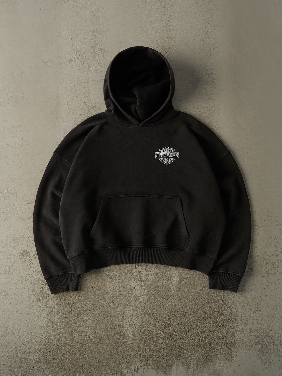 Rebalance the Earth Eagle Hoodie - Jet Black